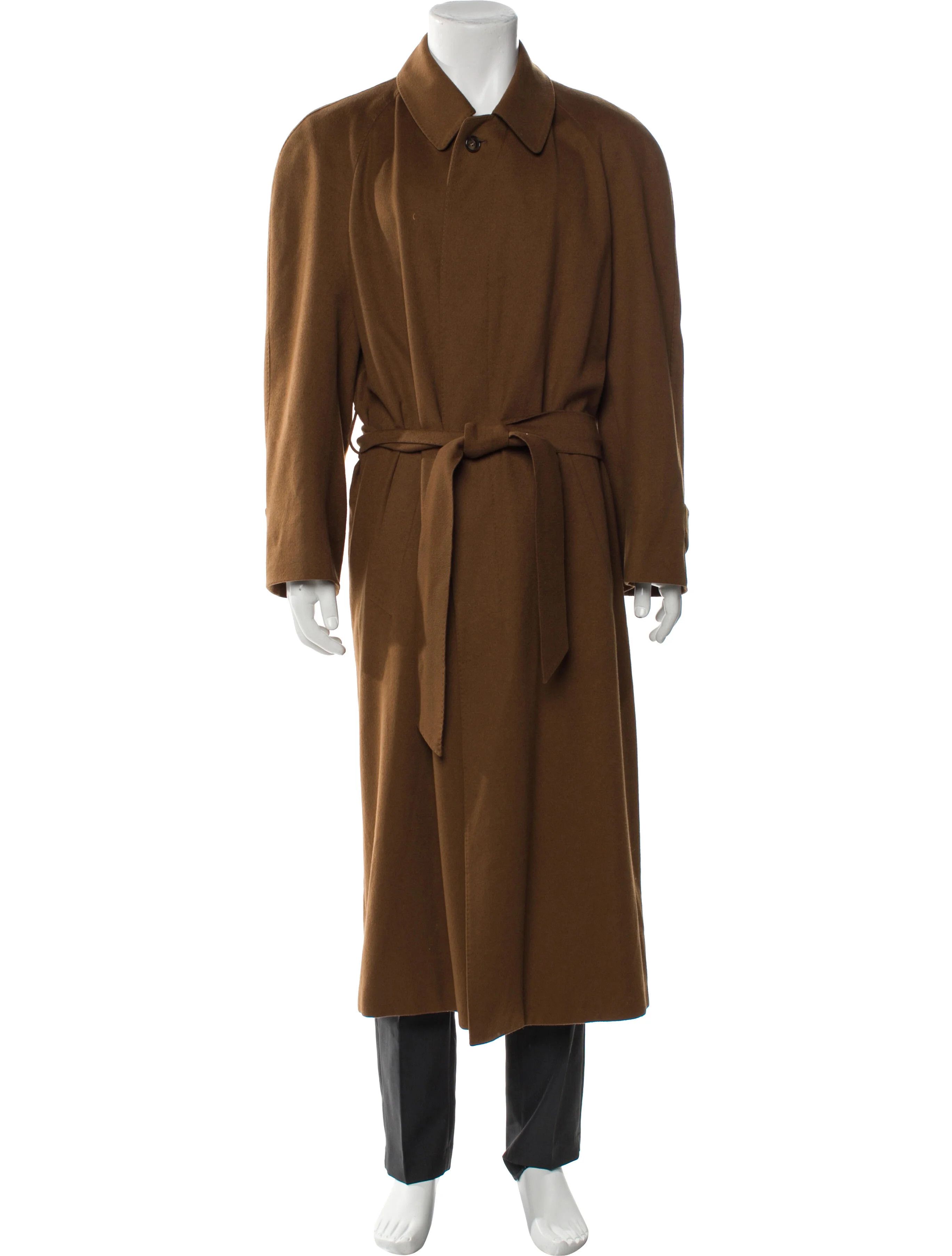 Ermenegildo Zegna Wool Cashmere Trench Coat Size US L / EU 52-54 / 3 - 1 Thumbnail