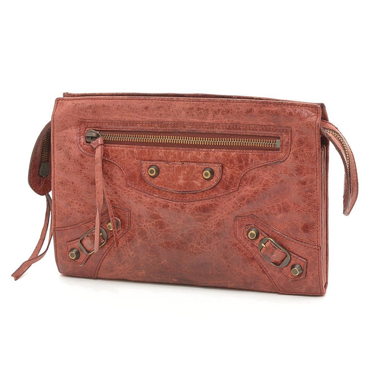 Balenciaga Leather Clutch Bag In Classic Hardware Size ONE SIZE - 1 Thumbnail