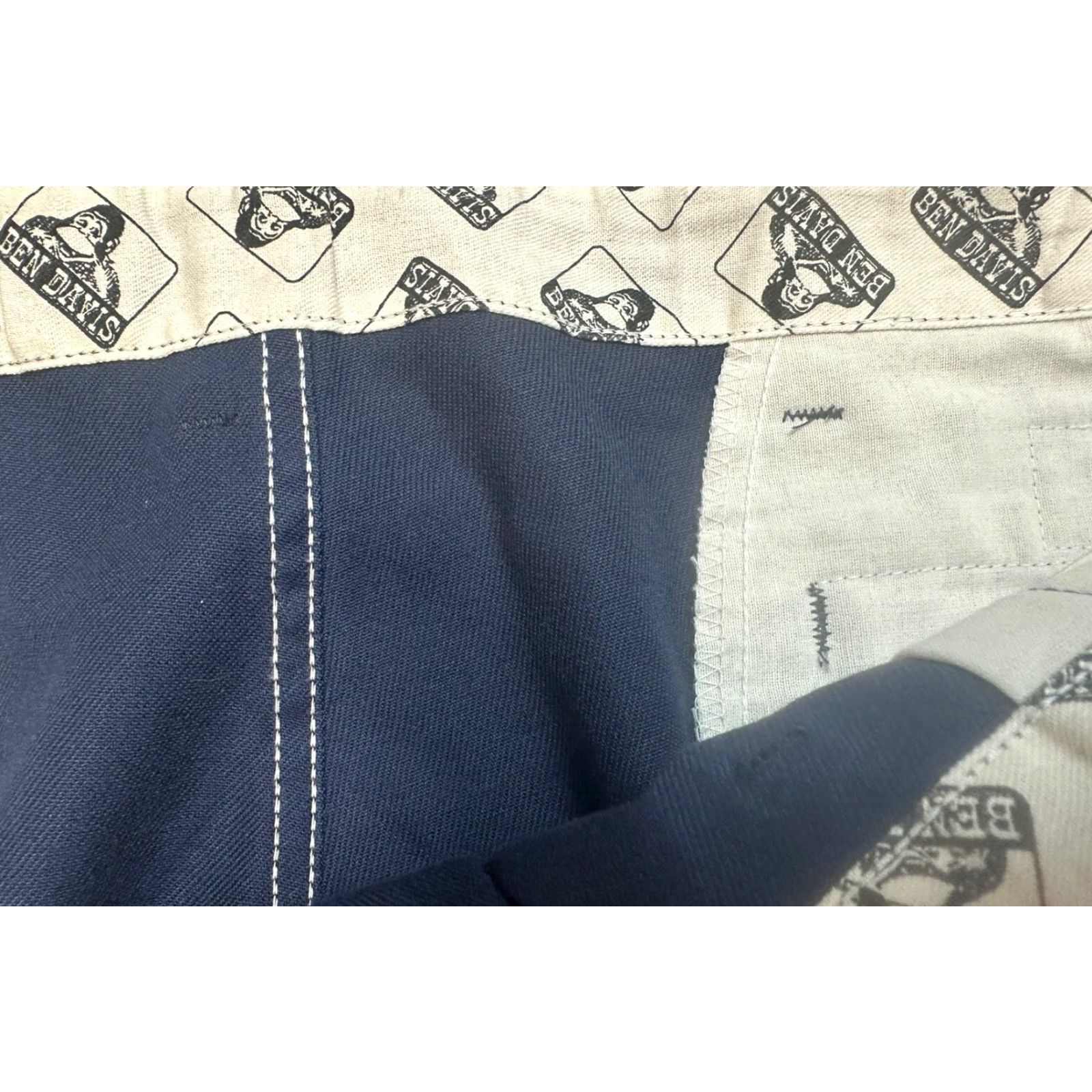 Ben Davis Mens Blue Baggy Pants 42 Inch Waist 29 Inseam XL