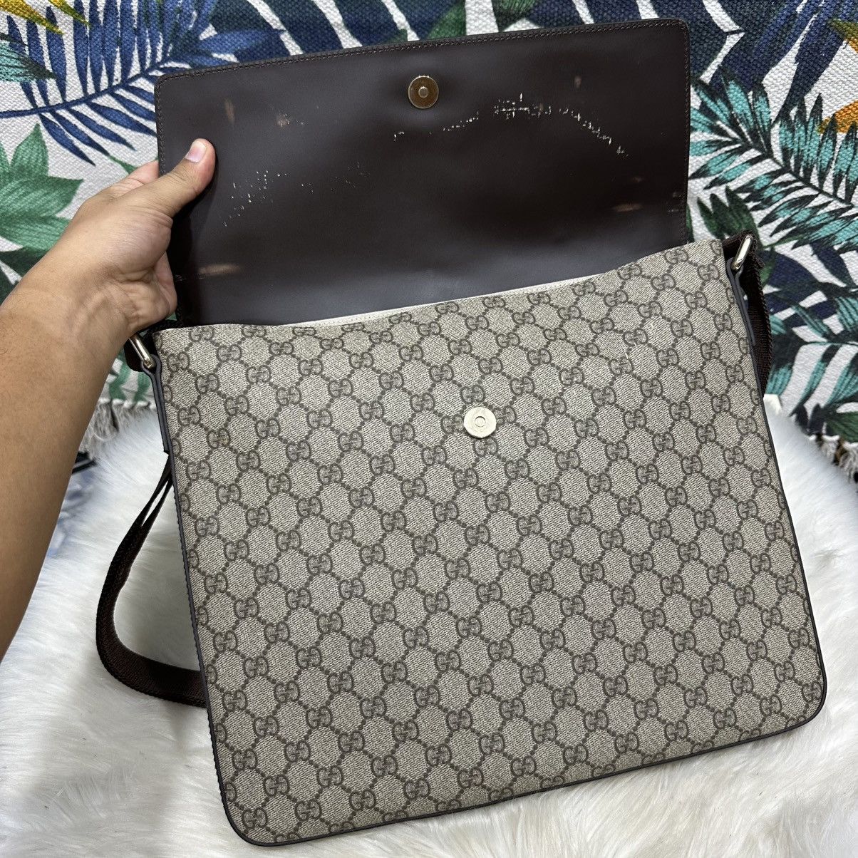 Gucci Authentic GUCCI GG Supreme Messenger Bag Size ONE SIZE - 11 Thumbnail