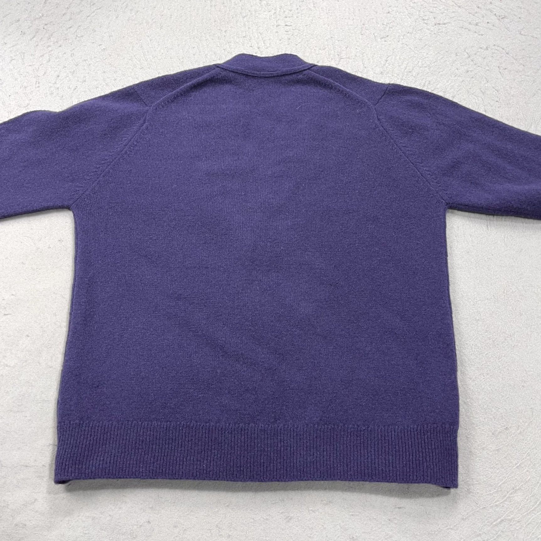 Vintage VINTAGE Murray Brothers Cardigan Sweater Womens 38 Purple Wool Scotland Mens Womens Girls Boys Size M / US 6-8 / IT 42-44 - 7 Thumbnail