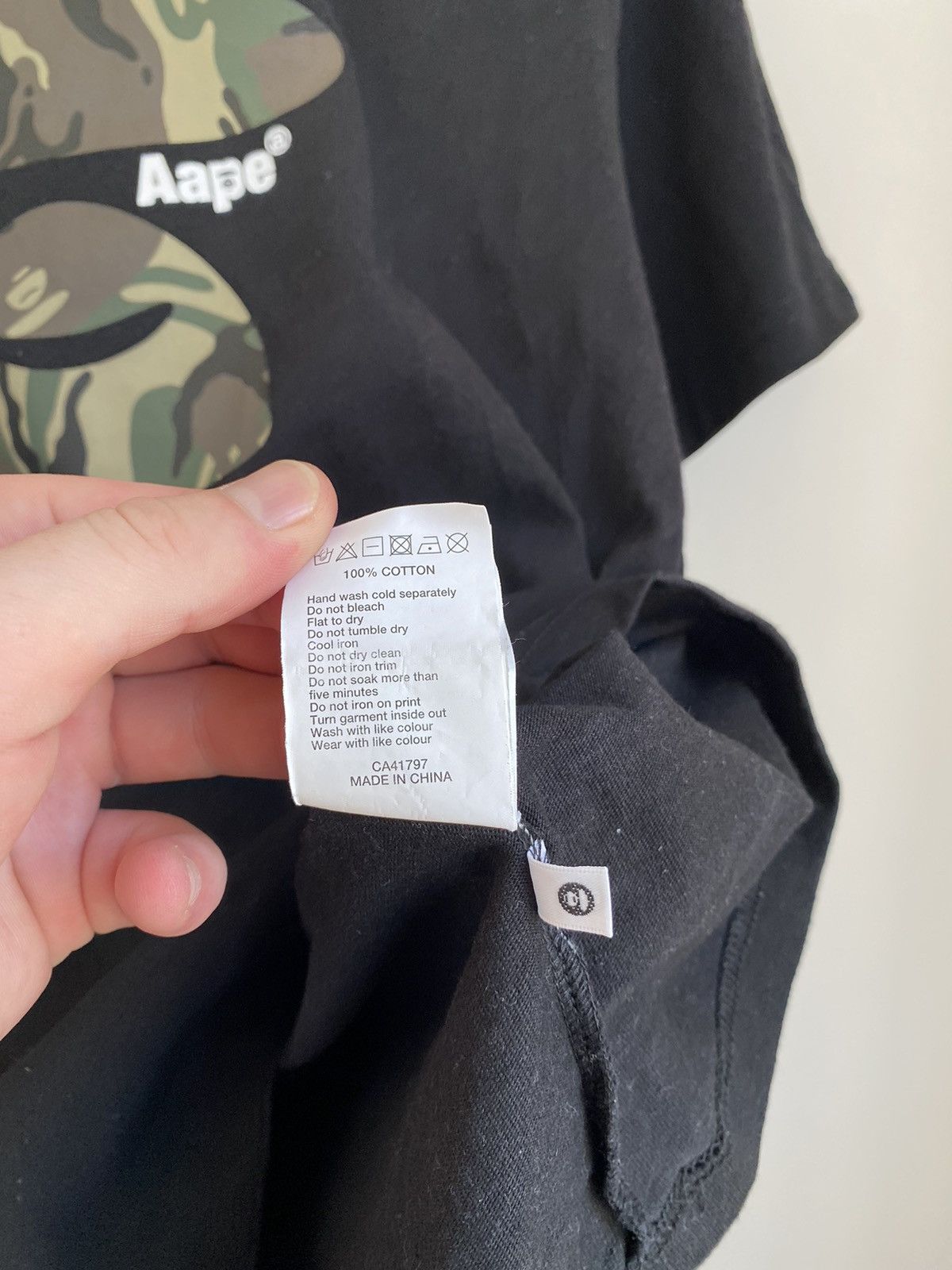 Aape A Bathing Ape Black Shirt Size US M / EU 48-50 / 2 - 5 Thumbnail