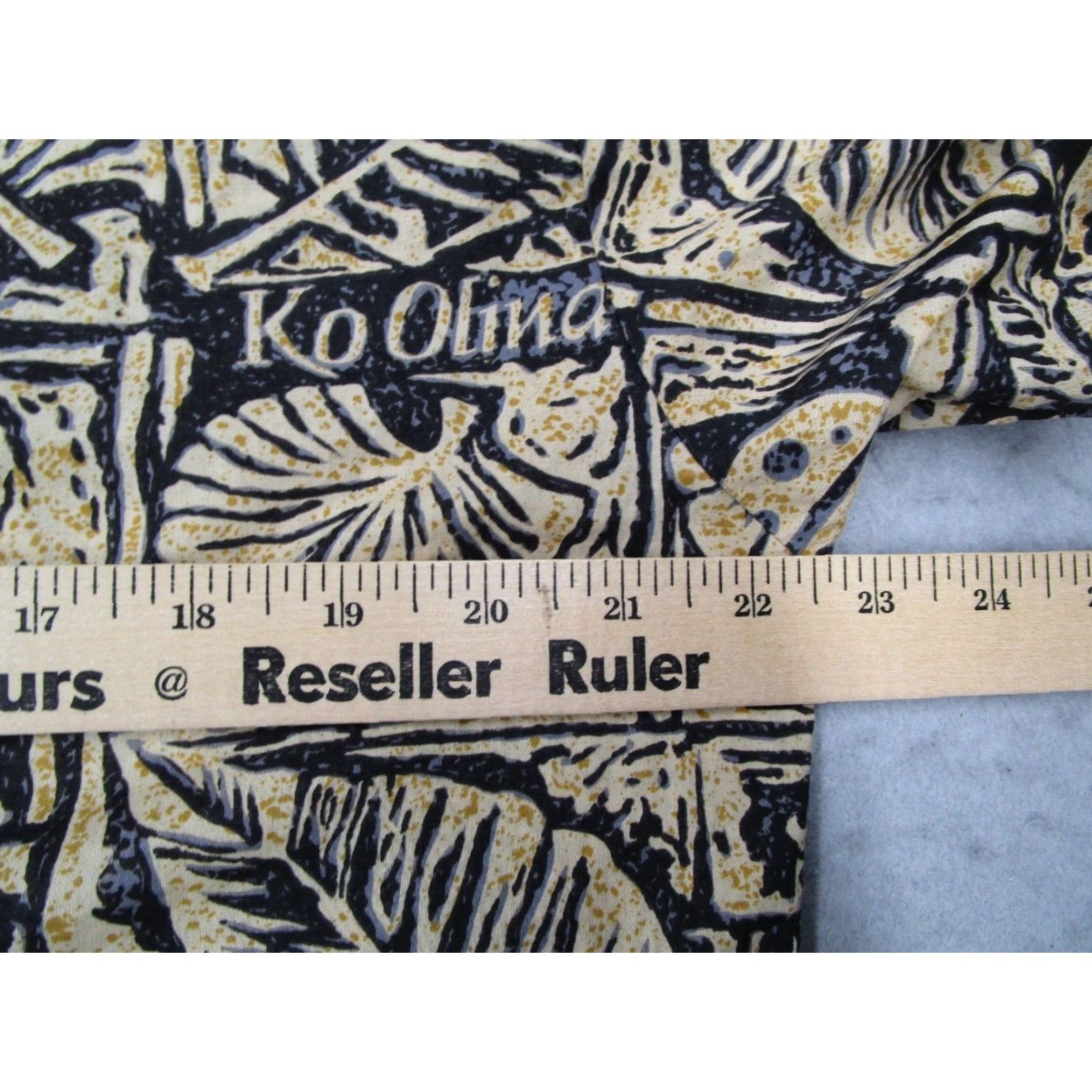 Tori Richard Tori Richard Shirt Men M Black Floral Button-Up Knit Short Sleeve Polo Hawaiian Classic Garden 70s 80s 90s Cal-Flower USA Made Mens Size US M / EU 48-50 / 2 - 7 Thumbnail