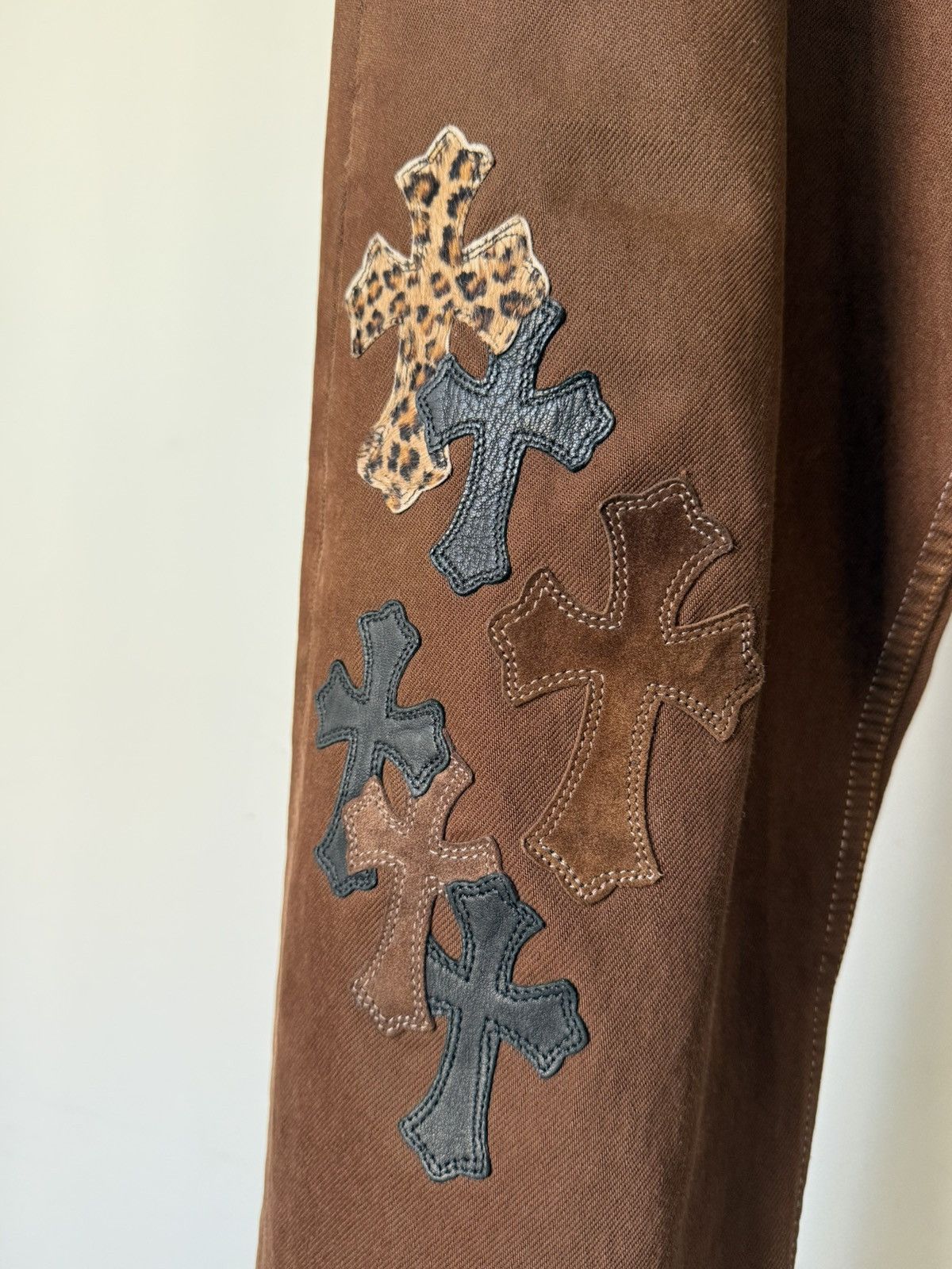 Chrome Hearts Chrome Hearts Multi Patch Brown Levi 501 Size US 38 / EU 54 - 4 Thumbnail