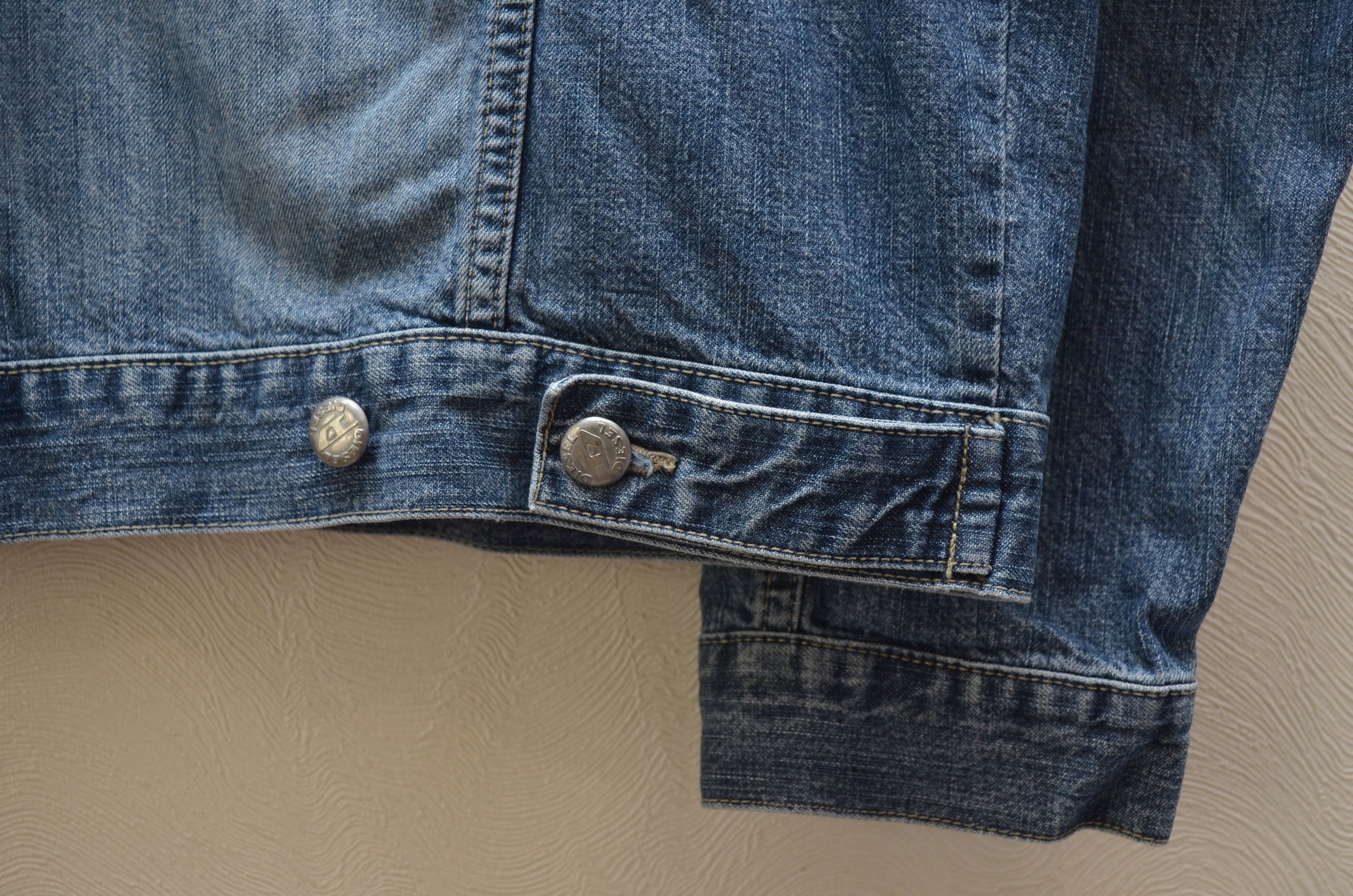 Diesel × Vintage Diesel Denim Blue Vintage Jacket Size L RARE 90s y2k Size US L / EU 52-54 / 3 - 11 Thumbnail