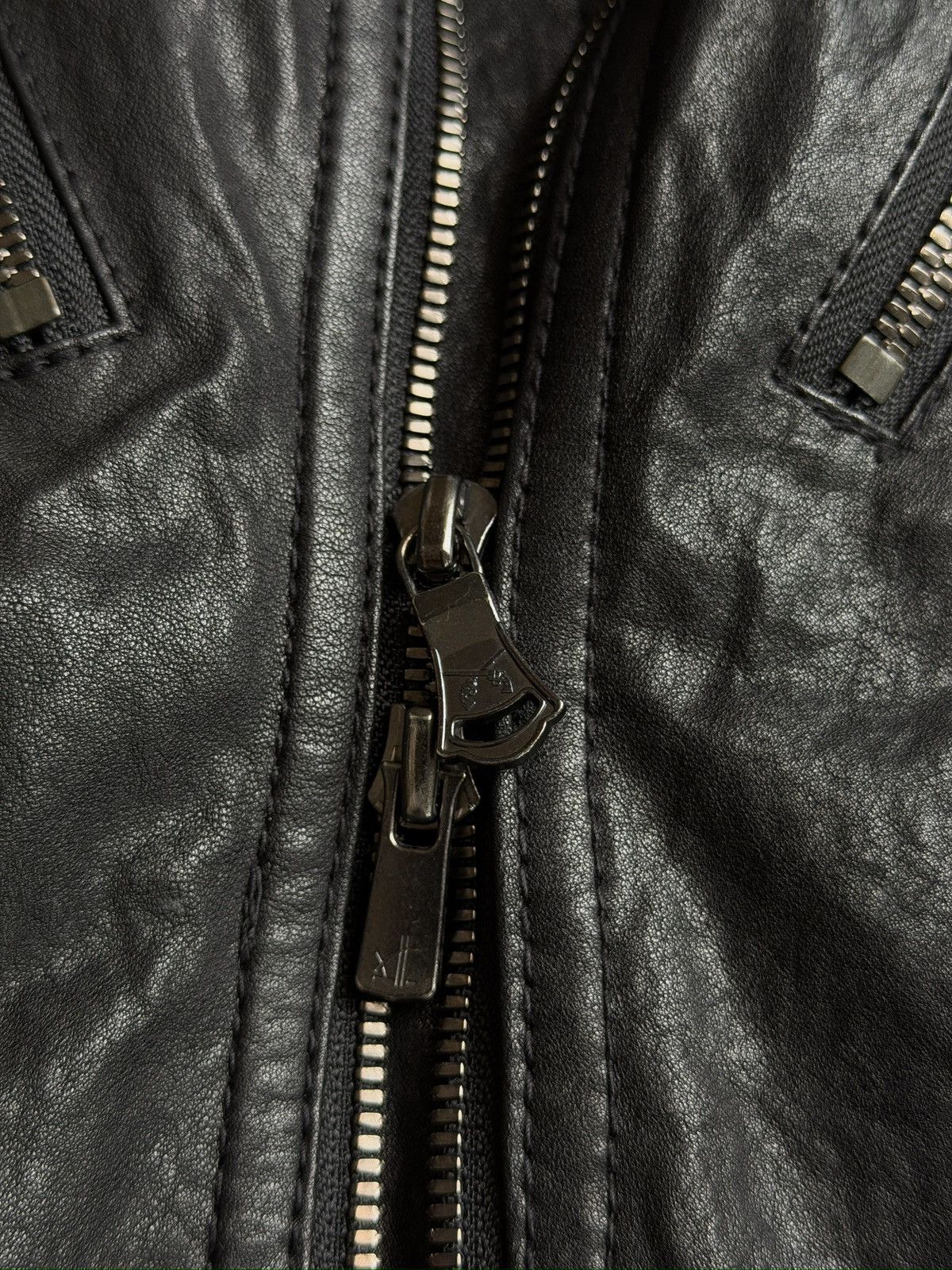 roarguns 2000s Fleece Lined Sheepskin Leather Riders Jacket Size US M / EU 48-50 / 2 - 4 Thumbnail