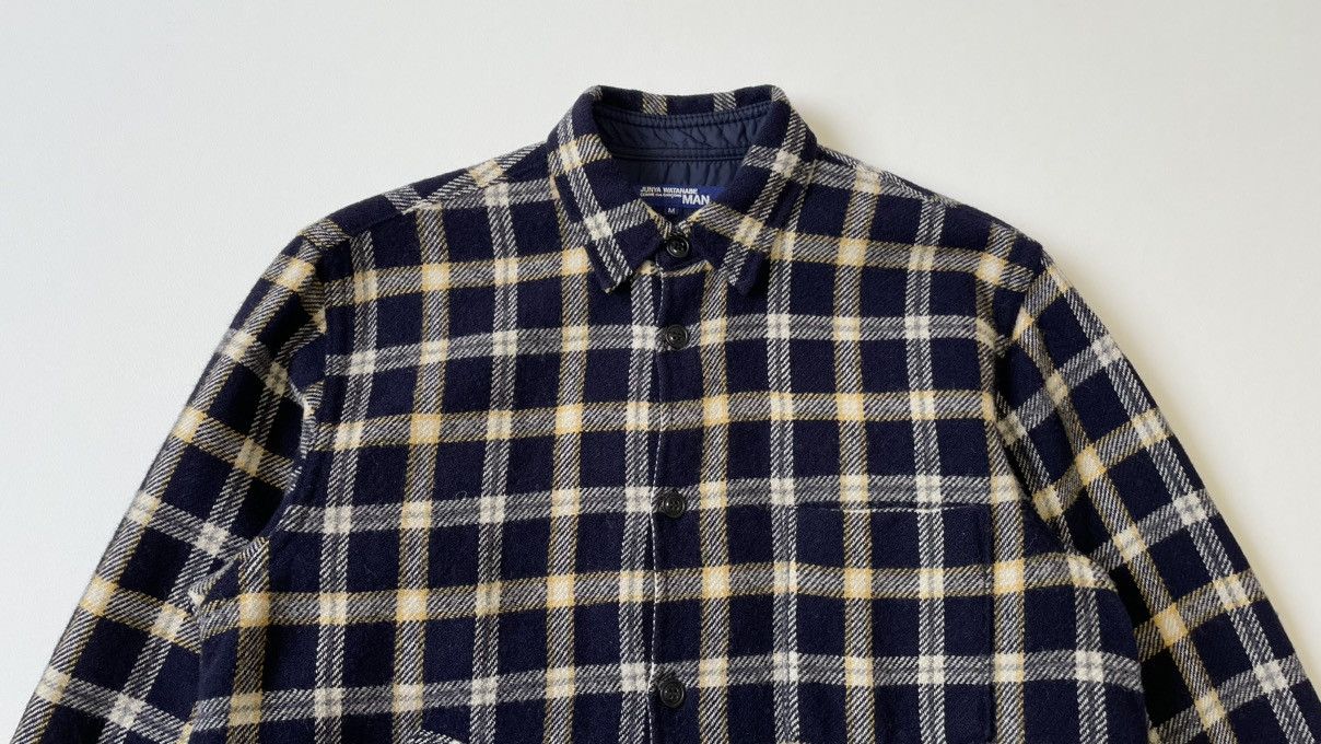 Comme des Garcons A/W 05 ‘Utility Pocket’ Check Flannel Shirt Size US M / EU 48-50 / 2 - 3 Thumbnail