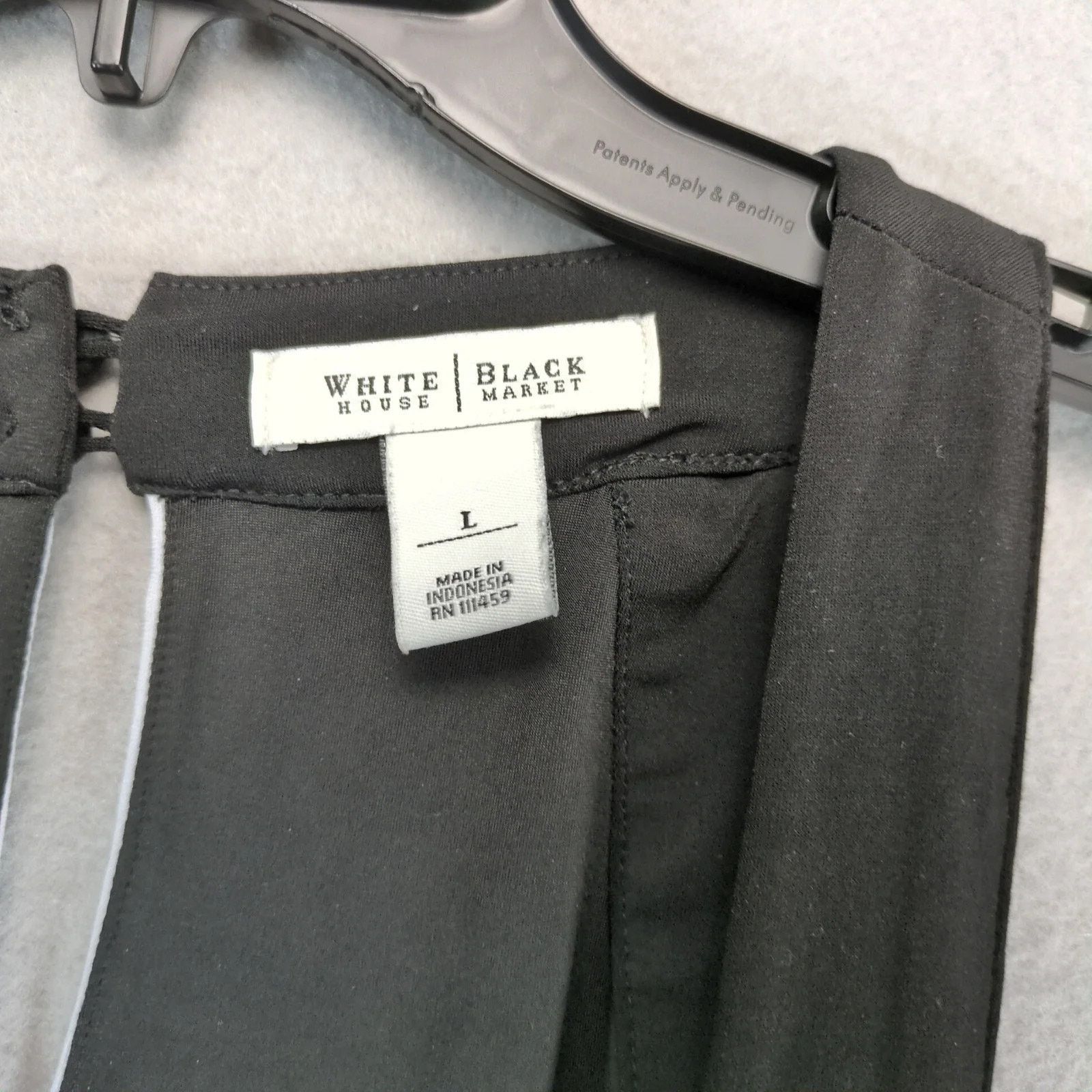 White House Black Market WHBM Striped Blouson Sleeveless Mini Dress Sz L Stretch Belt Size L / US 10 / IT 46 - 3 Thumbnail