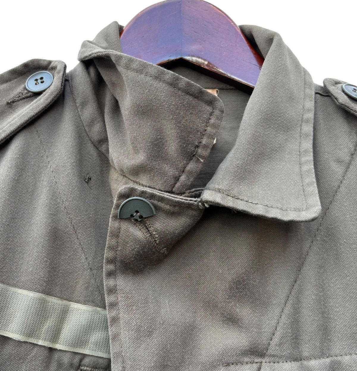 Vintage Vintage French Army Socovet Bais 1985 Military Jacket Size US XS / EU 42 / 0 - 4 Thumbnail