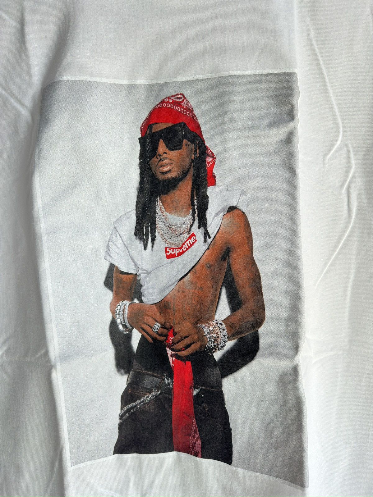 Supreme Playboi Carti Tee FW25 Size US L / EU 52-54 / 3 - 3 Thumbnail