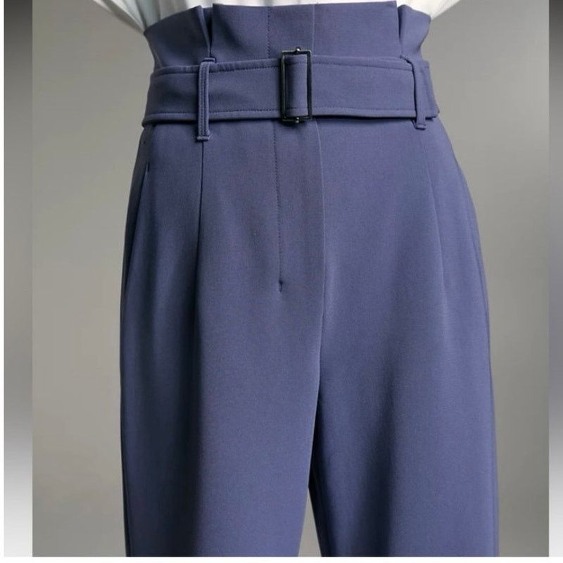 Aritzia BABATON Power Pant High Waisted Belted Dive Blue Size 2 Size 26" / US 2 / IT 38 - 12 Thumbnail