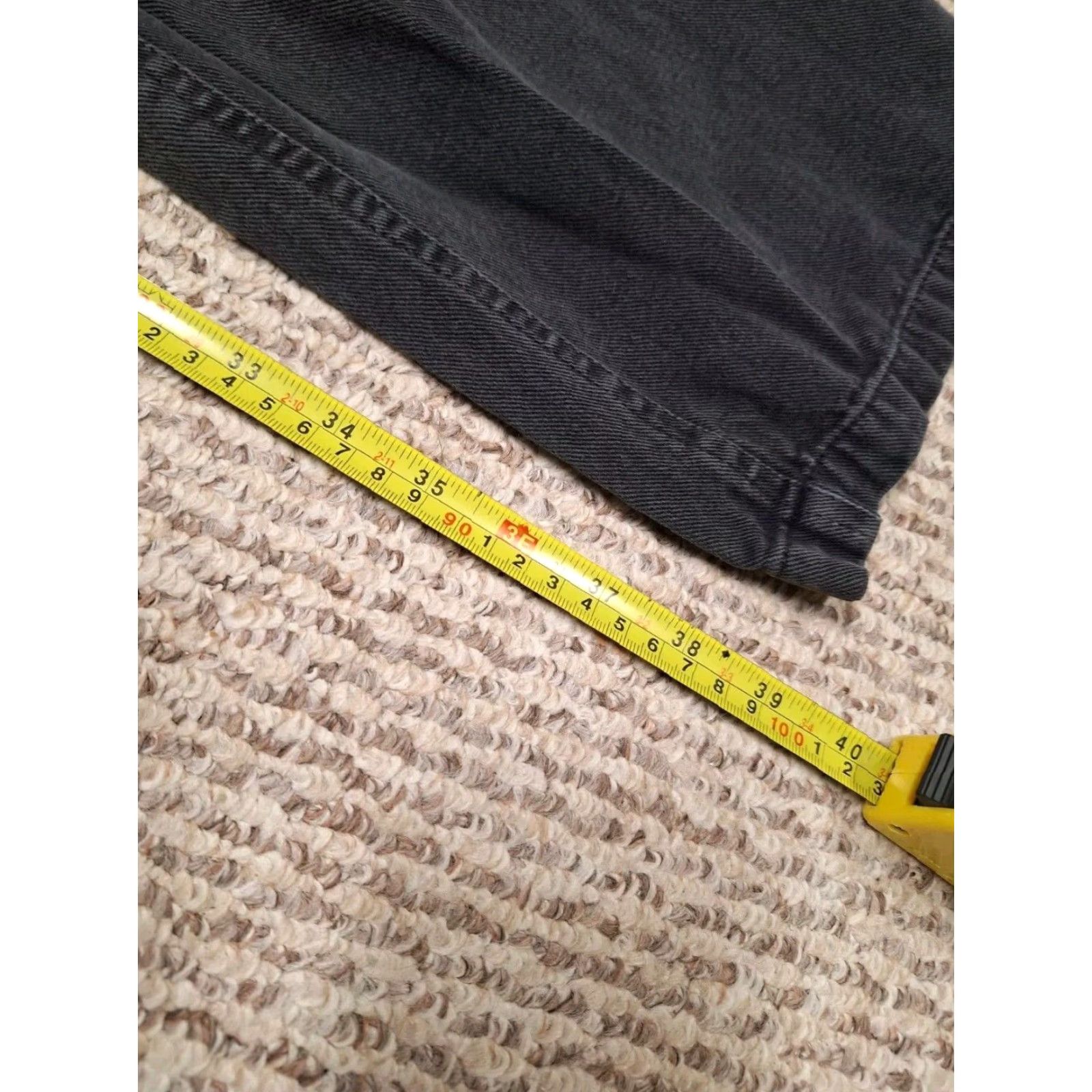 Route 66 VINTAGE Route 66 Overalls Women Black L Denim 100% Cotton Pockets Wide Buckle Square Neck Casual All Seasons Y2k Retro Size 36" / US 14 / IT 50 - 6 Thumbnail