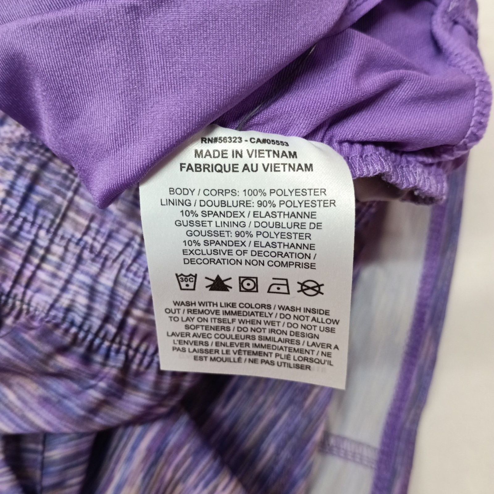 Nike Nike Training Shorts Dri Fit Loose Fit Liner Womens L Purple Size 34" / US 12 / IT 48 - 4 Thumbnail
