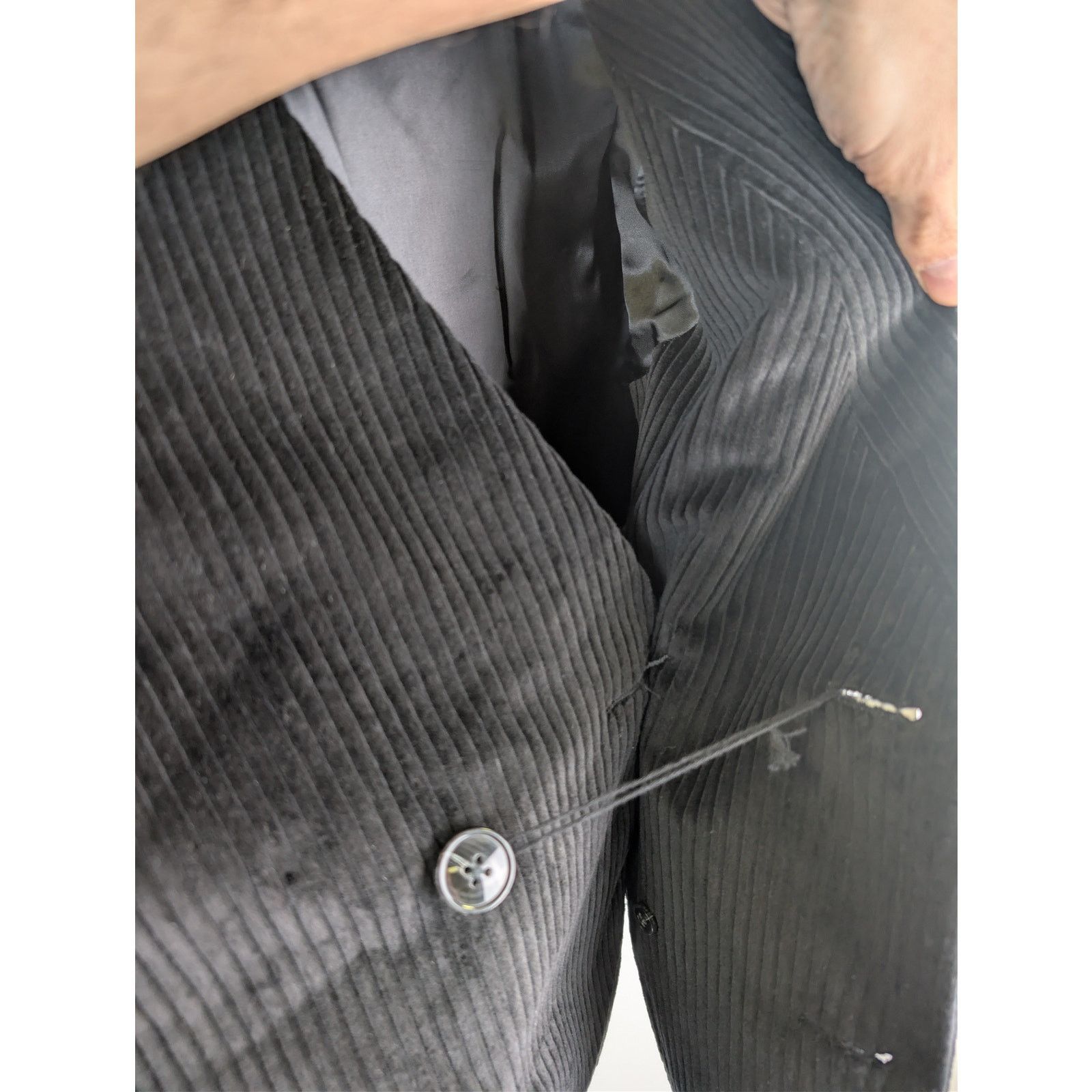Martine Rose o1rshd1 Cropped DB Blazer Jacket in Black Size US M / EU 48-50 / 2 - 8 Thumbnail