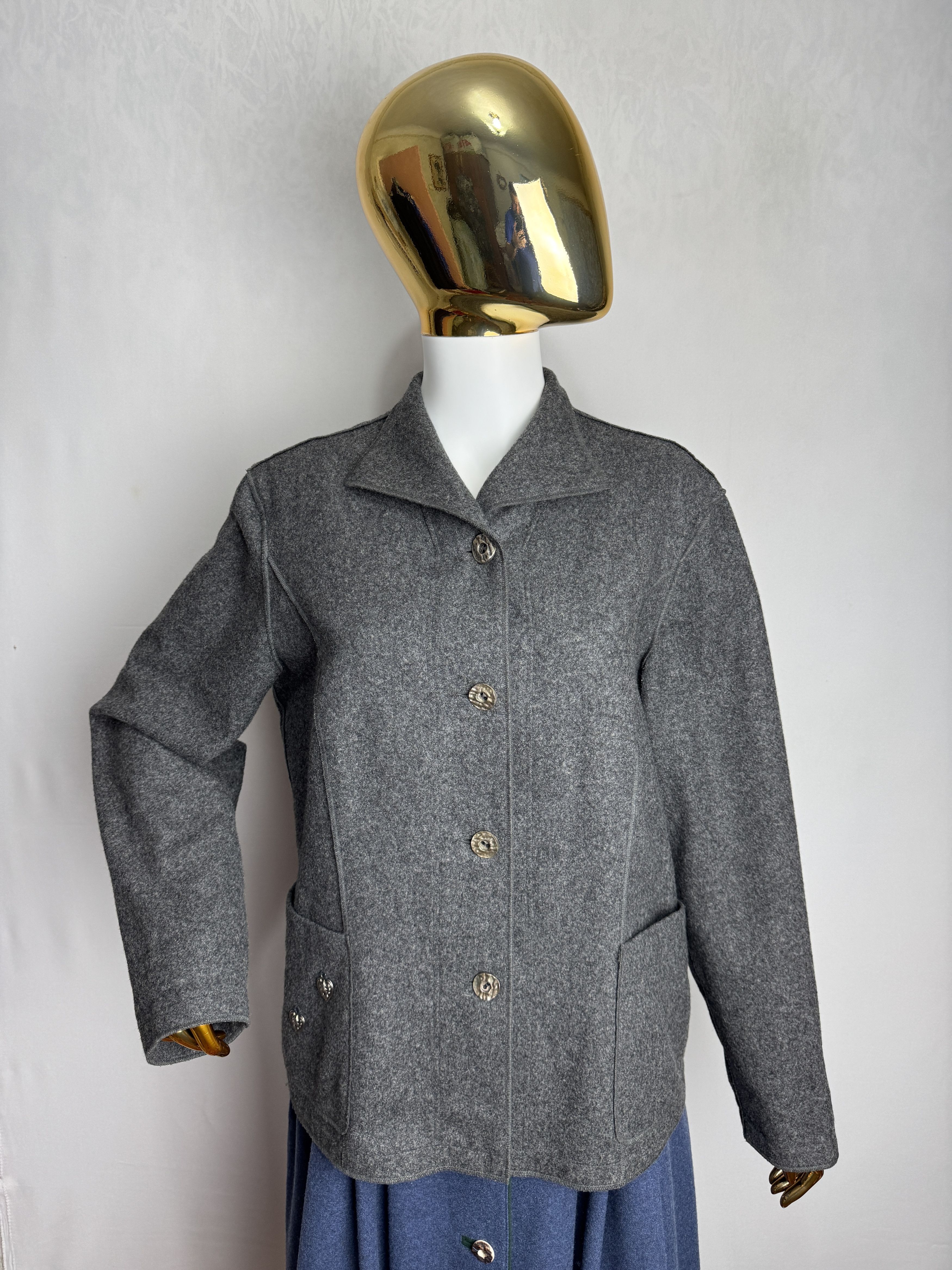 Aigner × Designer × Etienne Aigner AIGNER women’s wool jacket Size L / US 10 / IT 46 - 6 Thumbnail