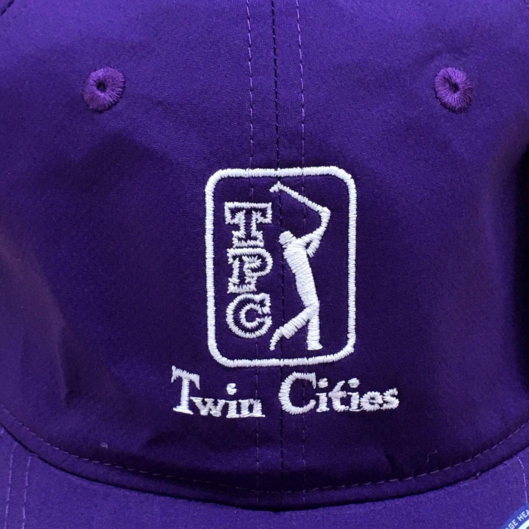 Vintage AHead TPC Twin Cities Baseball Cap Unisex Purple OS Mid Fit Embroidered Logo Size ONE SIZE - 4 Thumbnail
