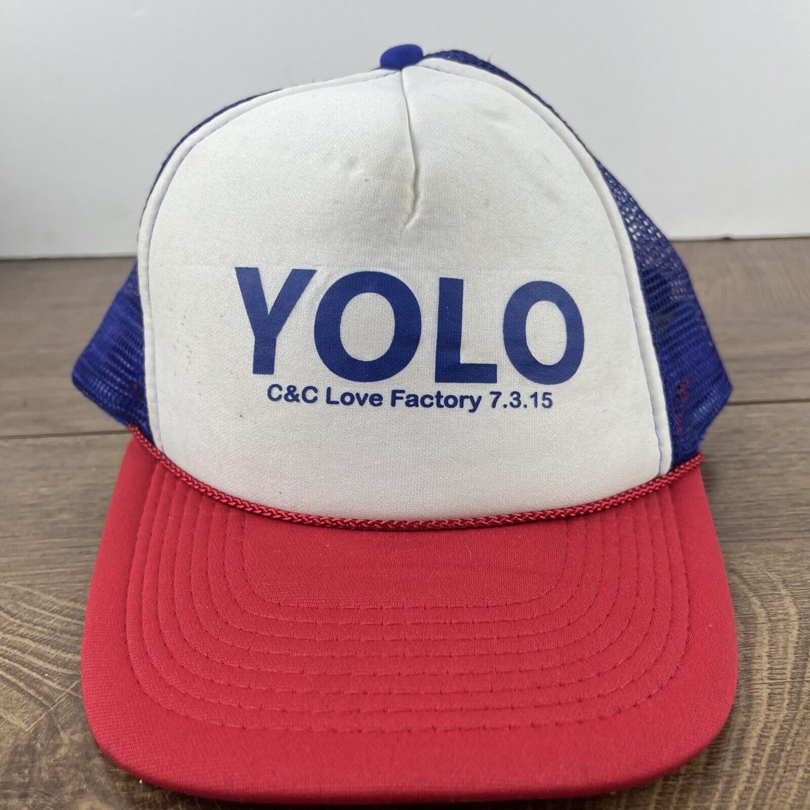 Other YOLO Snapback Hat Adjustable Hat White Adjustable Hat White Size ONE SIZE - 5 Thumbnail