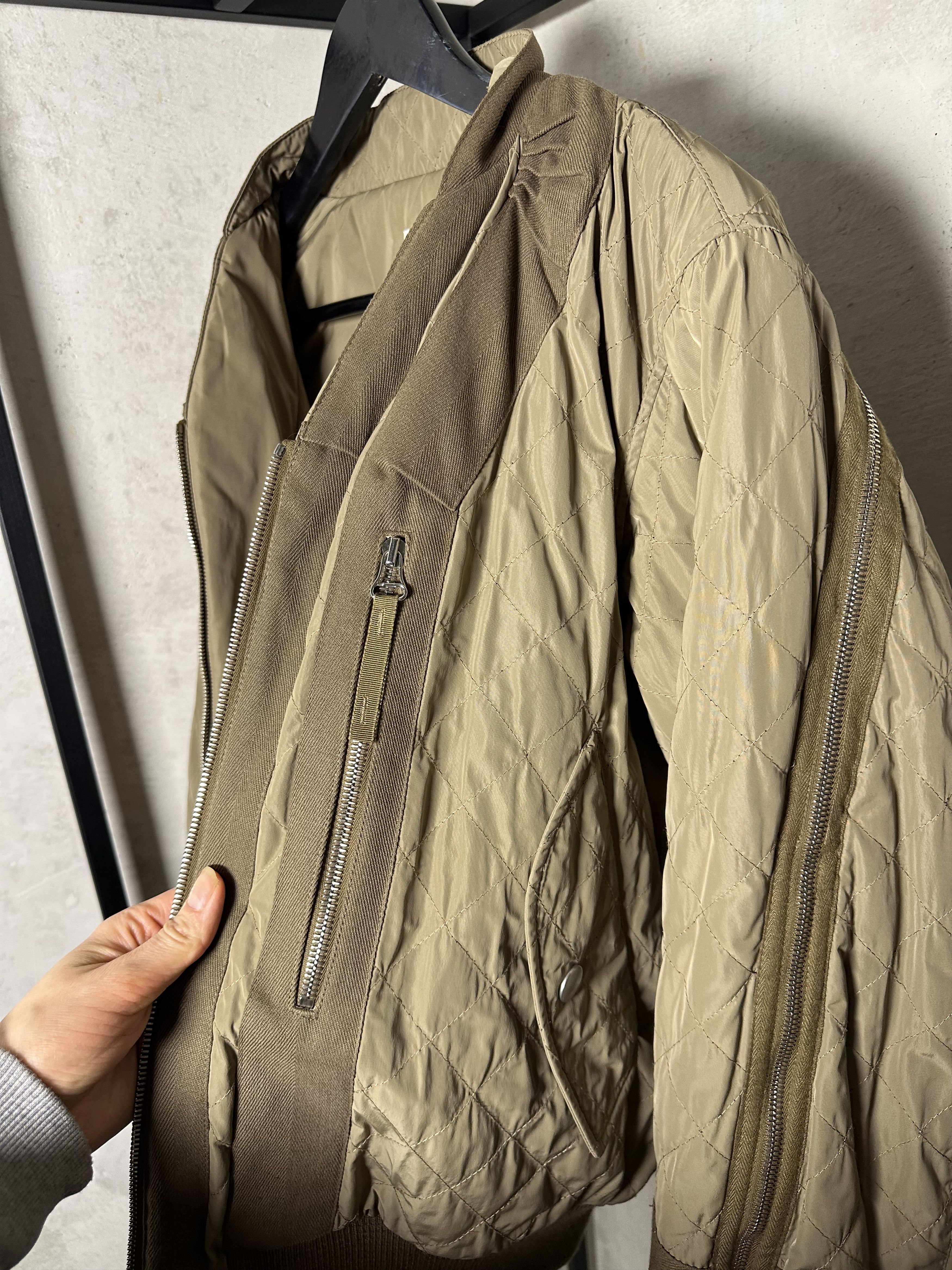 Dries Van Noten ULTRA RARE Dries Van Noten 14AW Nylon Back Zip Bomber Jacket Size US M / EU 48-50 / 2 - 12 Thumbnail