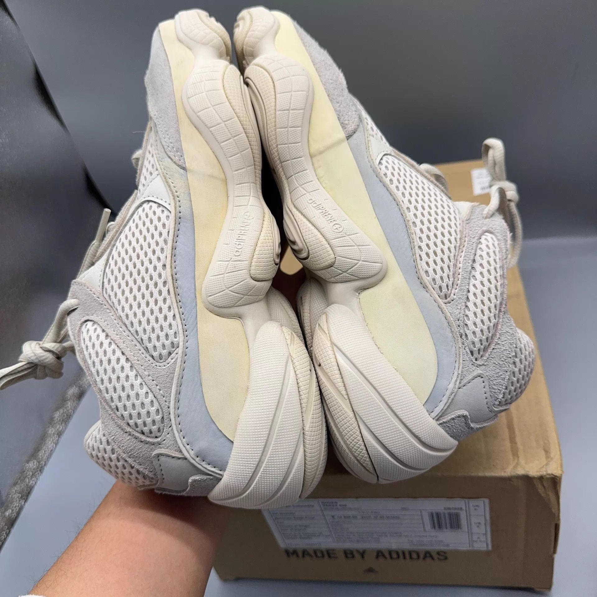 Adidas Adidas Yeezy 500 Cream White Size 42.5 Size US 9.5 / EU 42-43 - 5 Thumbnail