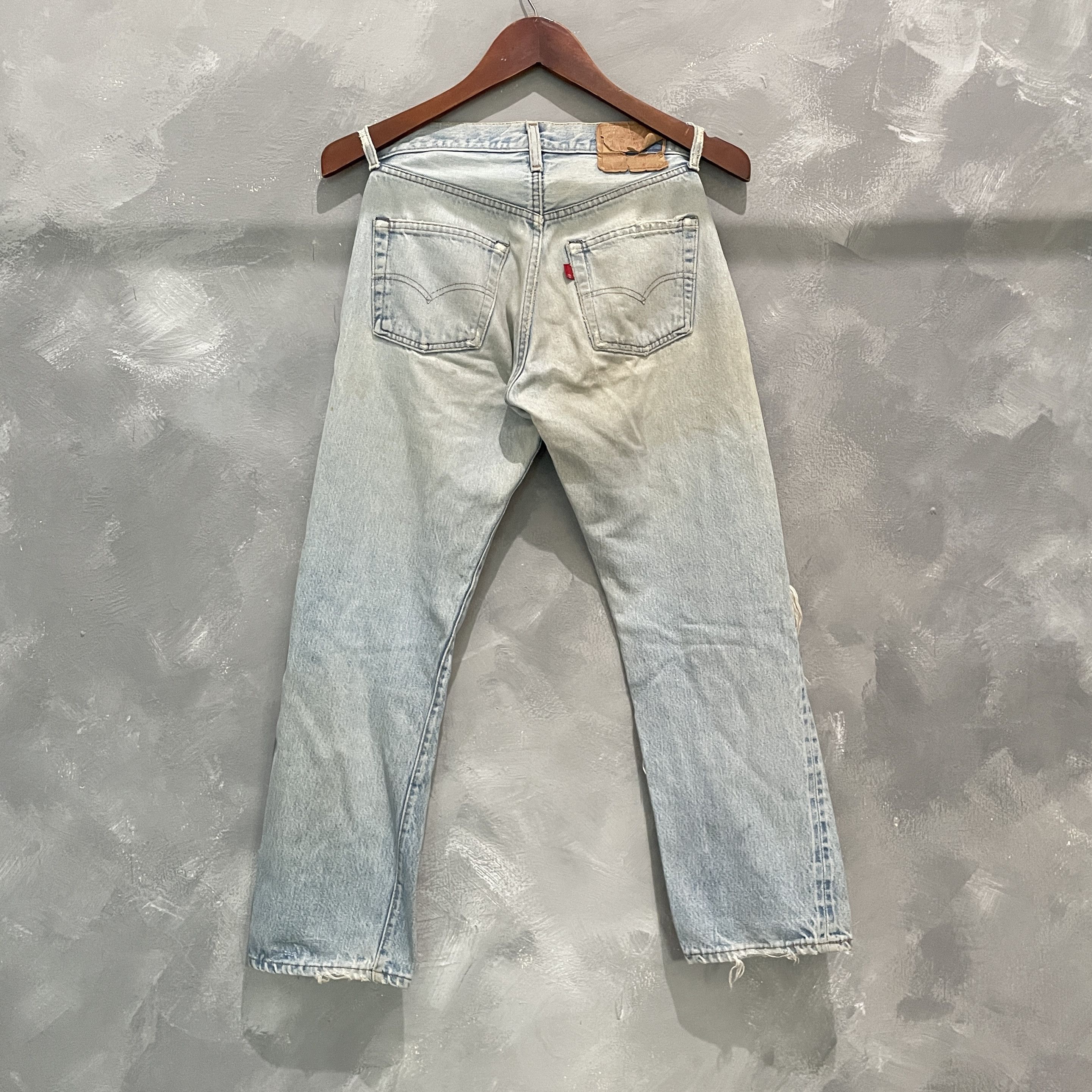 Levi's Rare Vintage 80s Levi's 501 Redline Selvedge Size US 28 / EU 44 - 7 Thumbnail