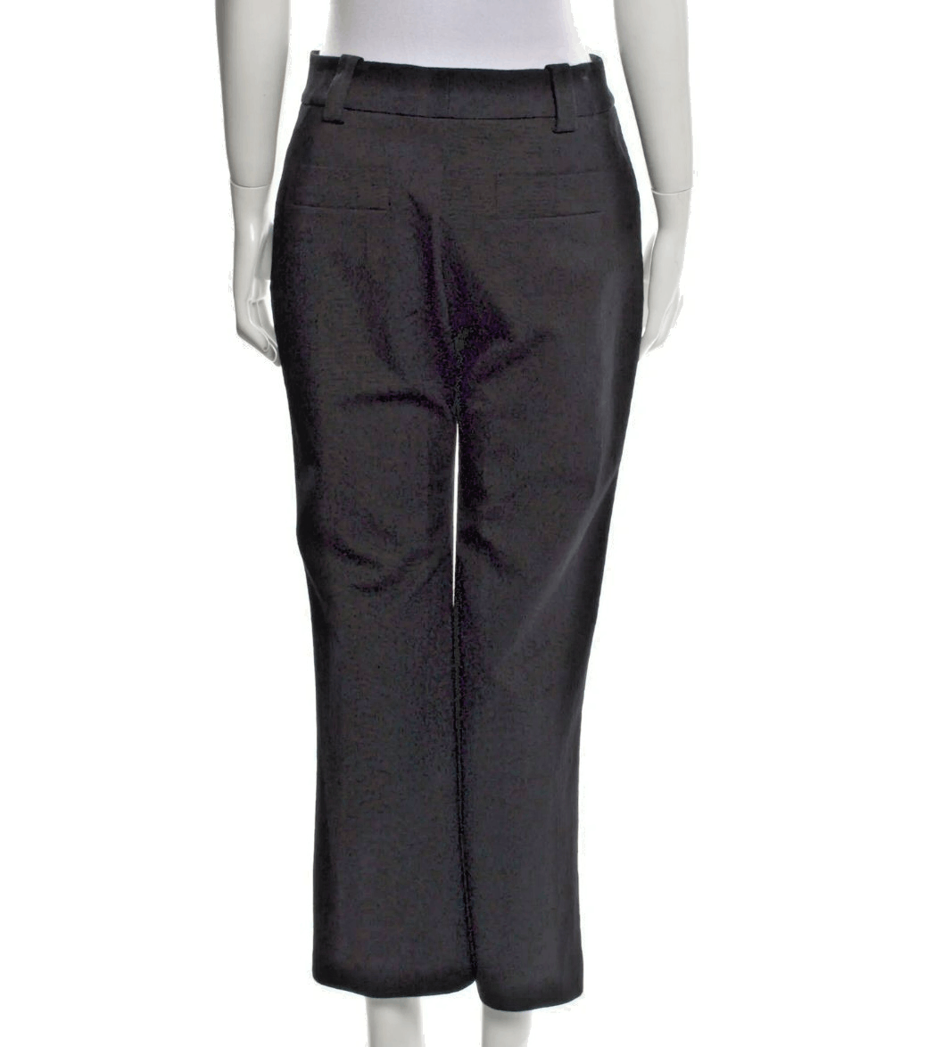 TOVE Tove Simone Black Wide Leg Pants Sz 38/6 | Cropped High Ris Size 28" / US 6 / IT 42 - 3 Thumbnail