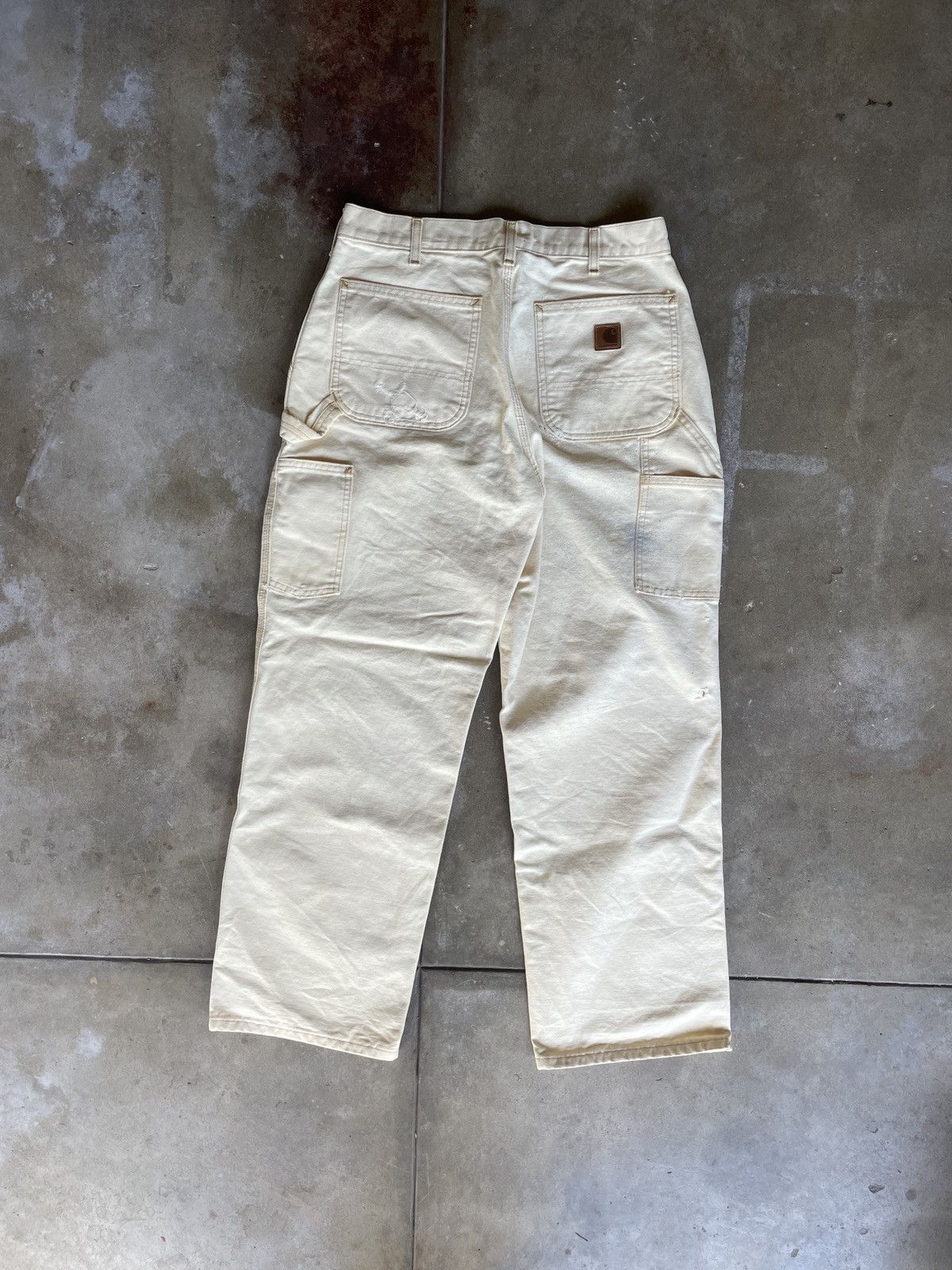 Carhartt × Vintage Cream Carhartt Carpenters Size US 31 - 2 Thumbnail