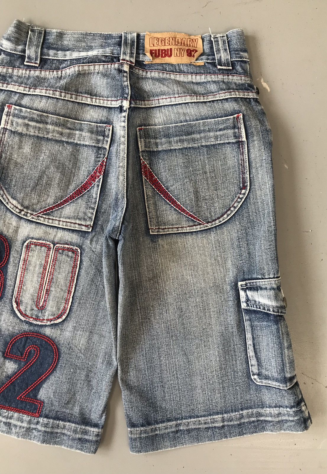 Crazy vintage Fubu denim short
