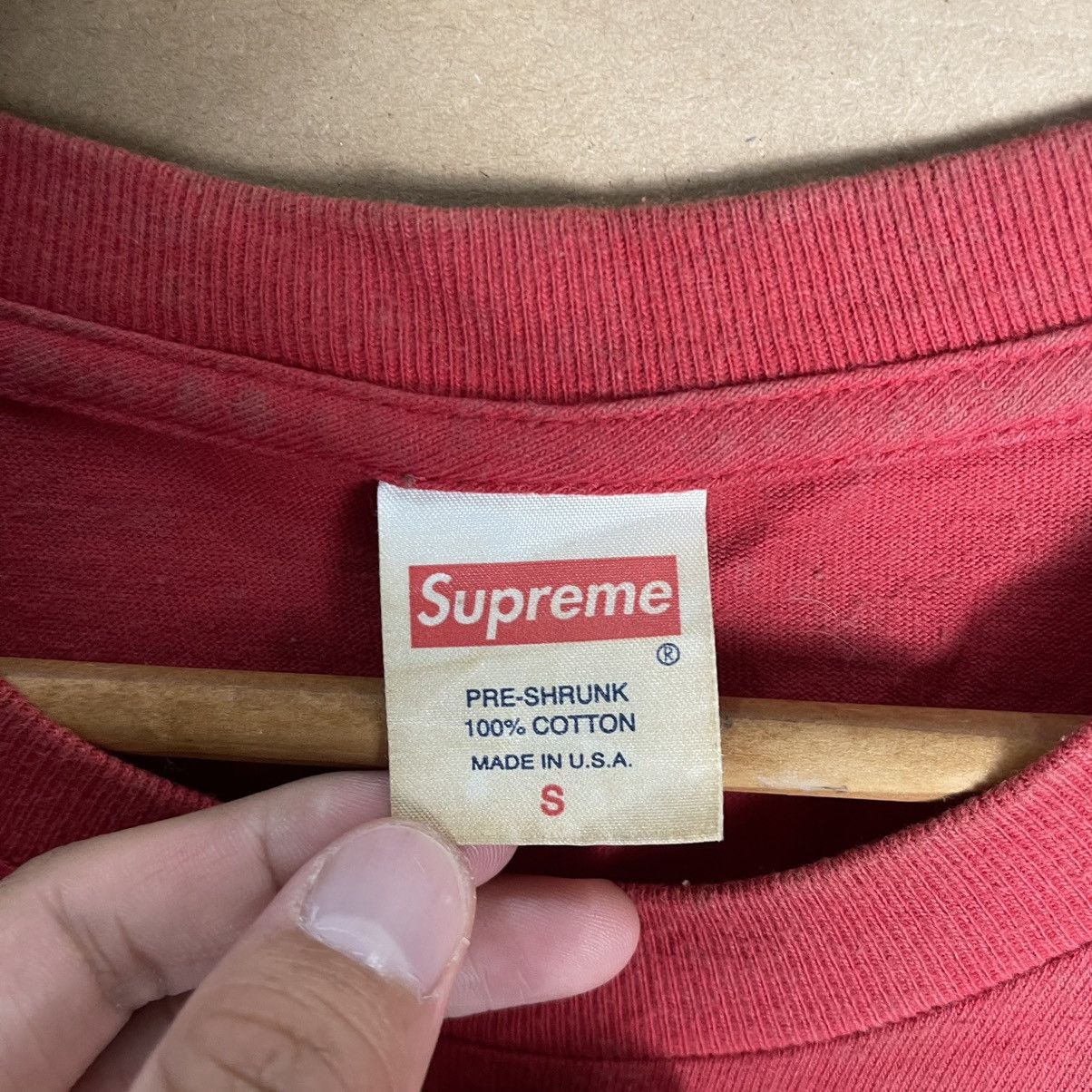 Supreme Supreme Nicholson Red Tee Size US S / EU 44-46 / 1 - 4 Thumbnail