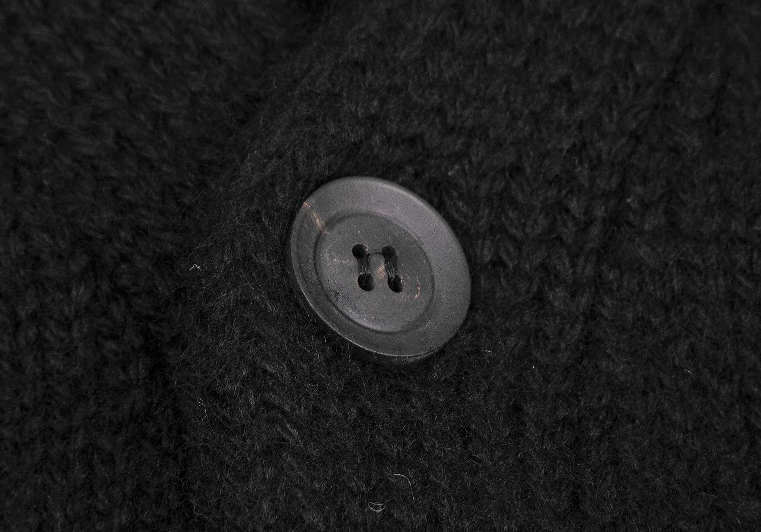 Yohji Yamamoto Yohji Yamamoto Wool Long Cardigan Black 3 Size US L / EU 52-54 / 3 - 4 Thumbnail