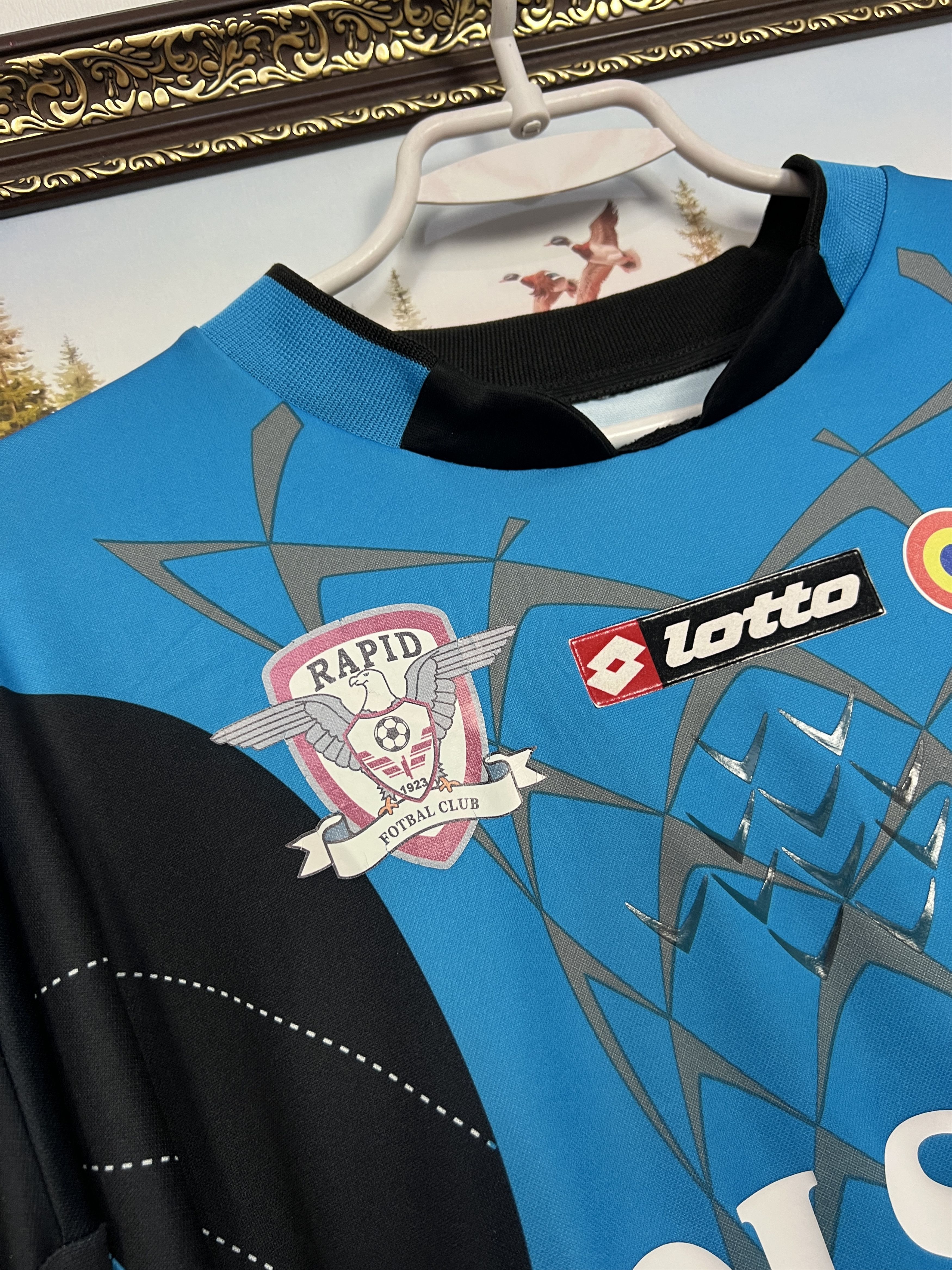 Lotto Sport Rapid Bucharest Goalkeeper Football Shirt Match Worn Jersey Size US XL / EU 56 / 4 - 5 Thumbnail