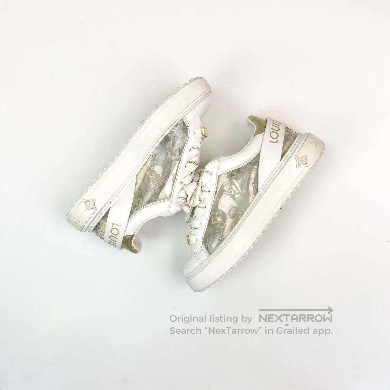 Louis Vuitton Louis Vuitton Transparent embossed logo sneakers| Size US 5.5 / IT 35.5 - 3 Thumbnail