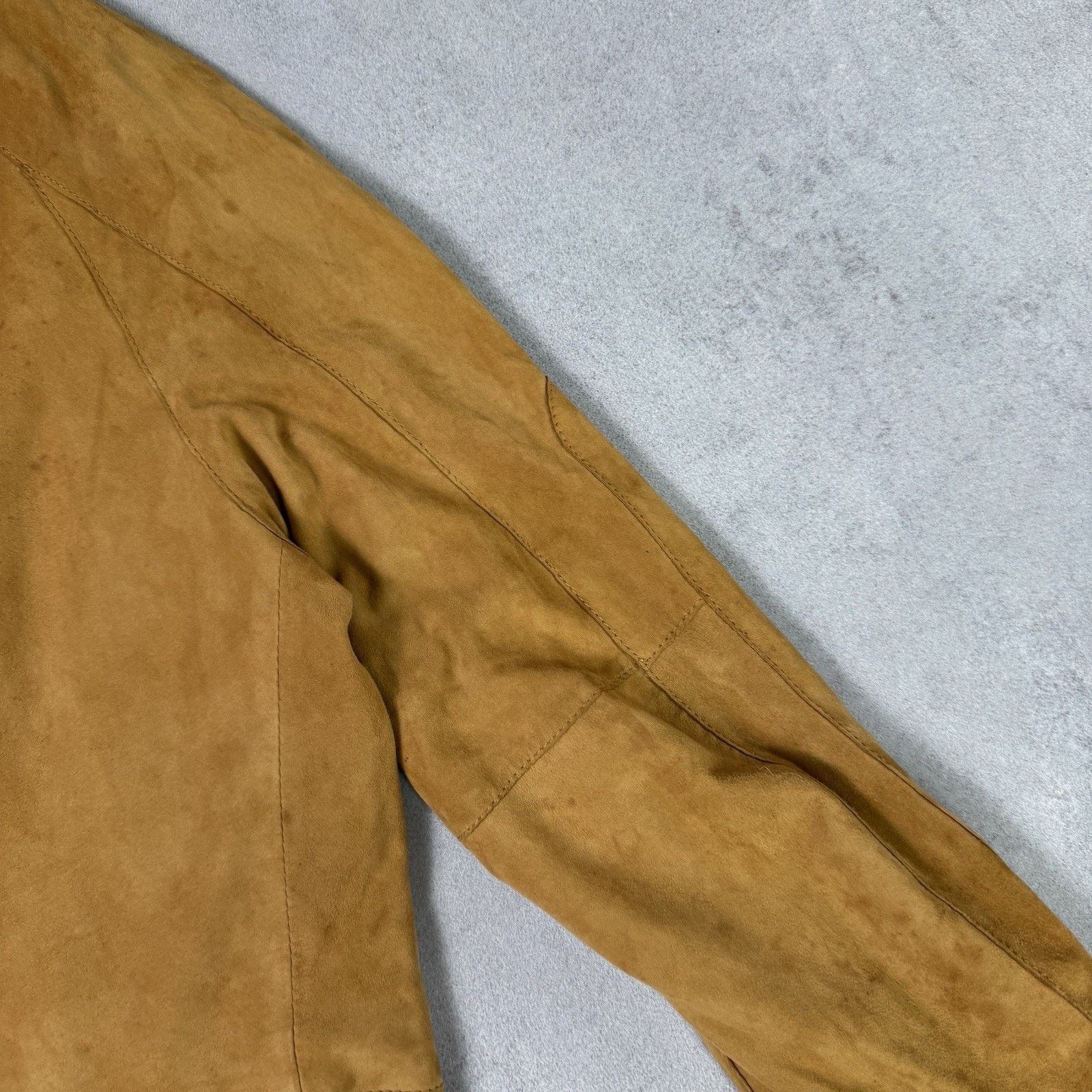 Dolce & Gabbana Dolce Gabbana Men Leather Suede Jacket Beige Size 50 Size US M / EU 48-50 / 2 - 18 Thumbnail