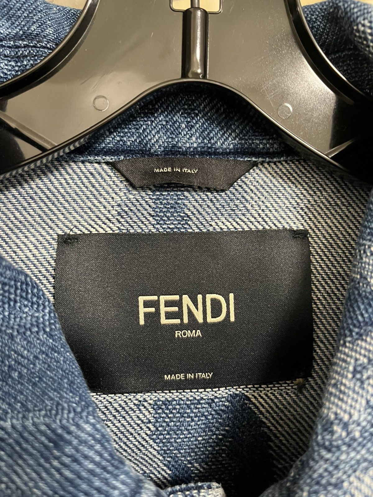 Fendi Fendi Denim Jacket Sz 50 Size US M / EU 48-50 / 2 - 7 Thumbnail