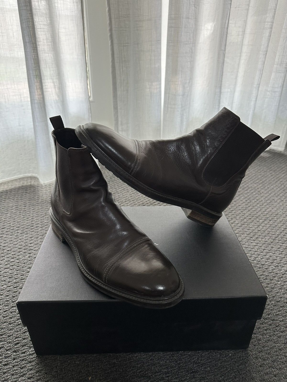 Paul Smith Paul Smith Jake Dark Brown Chelsea Boots Size US 9.5 / EU 42-43 - 3 Thumbnail