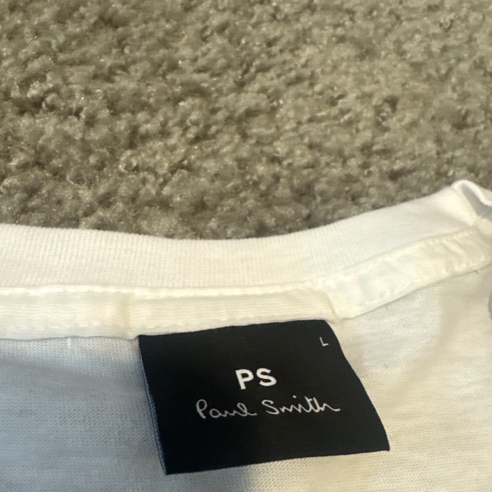 Paul Smith Paul Smith Circle Logo White New With Tags T-Shirt Size US L / EU 52-54 / 3 - 6 Thumbnail