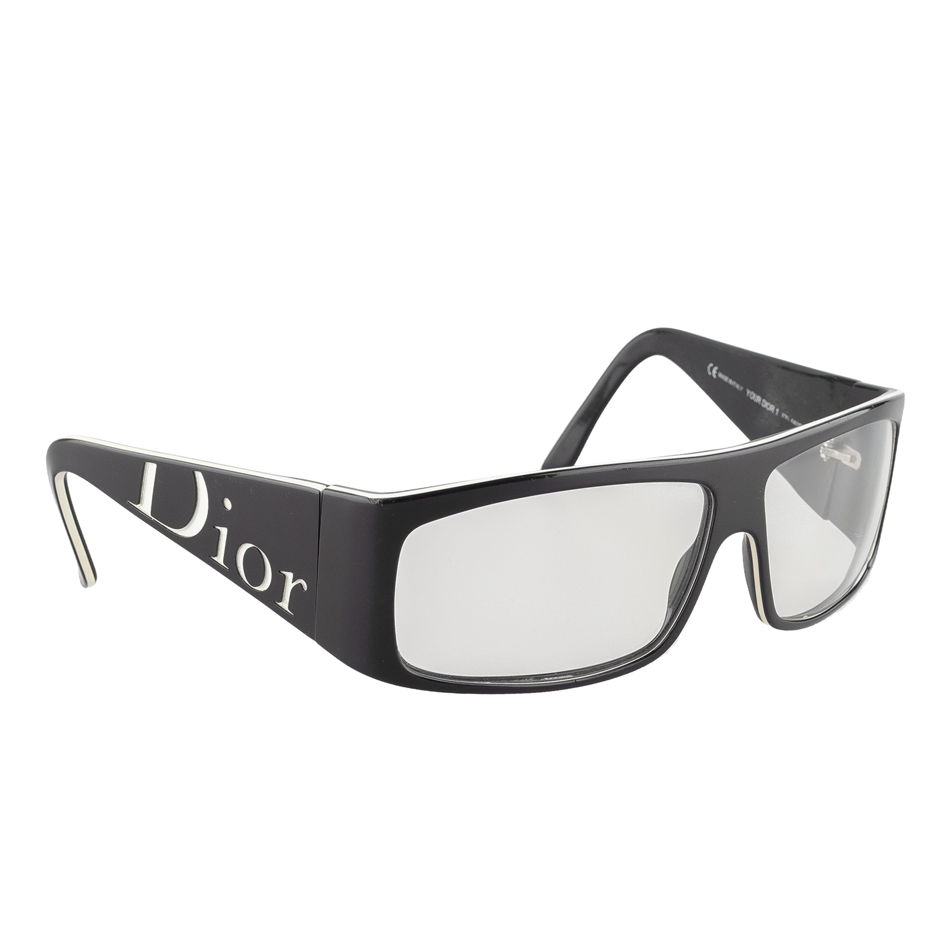 Dior Dior “YOUR DIOR 1” Black Vintage Sunglasses Size ONE SIZE - 3 Thumbnail
