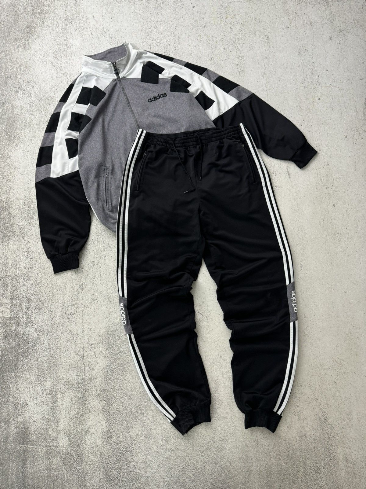 Adidas × Vintage Adidas Vintage Retro Track Suit Size US L / EU 52-54 / 3 - 1 Thumbnail