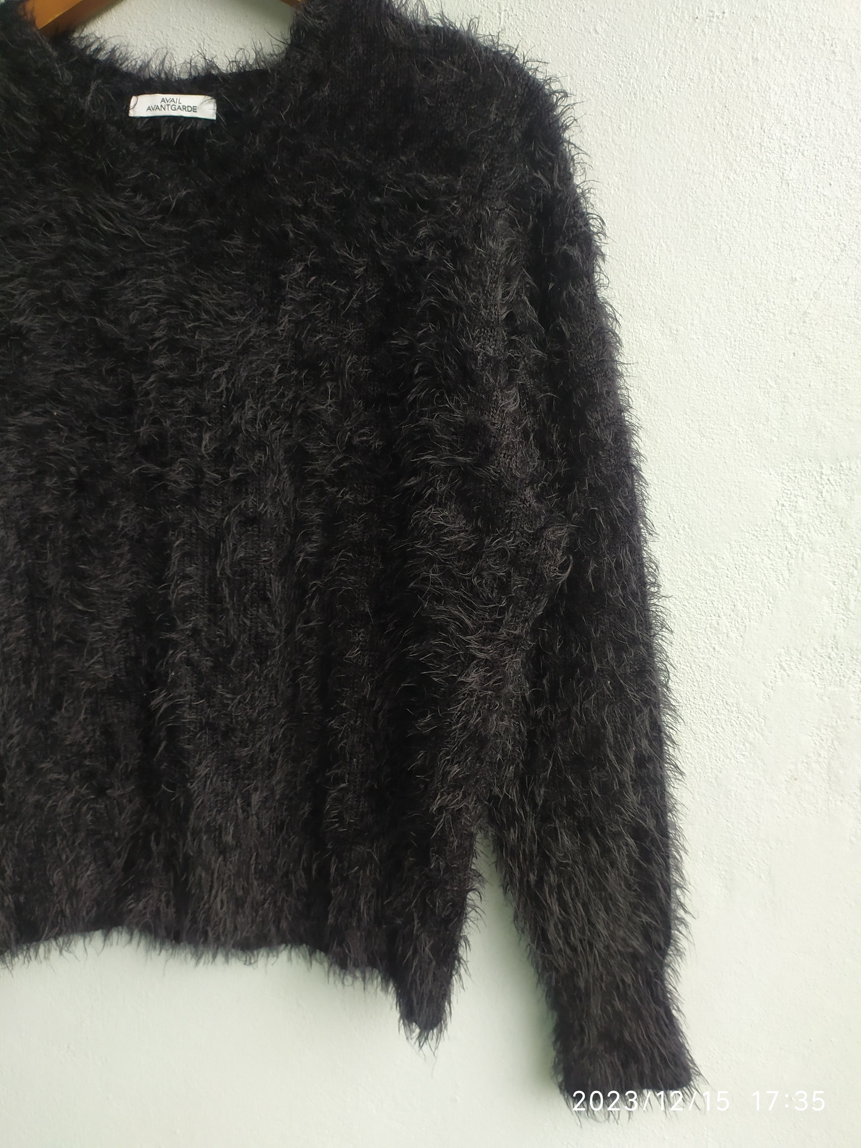 If Six Was Nine × Japanese Brand × Le Grande Bleu (L.G.B.) Avail Avant garde mohair style sweater Size US S / EU 44-46 / 1 - 6 Thumbnail