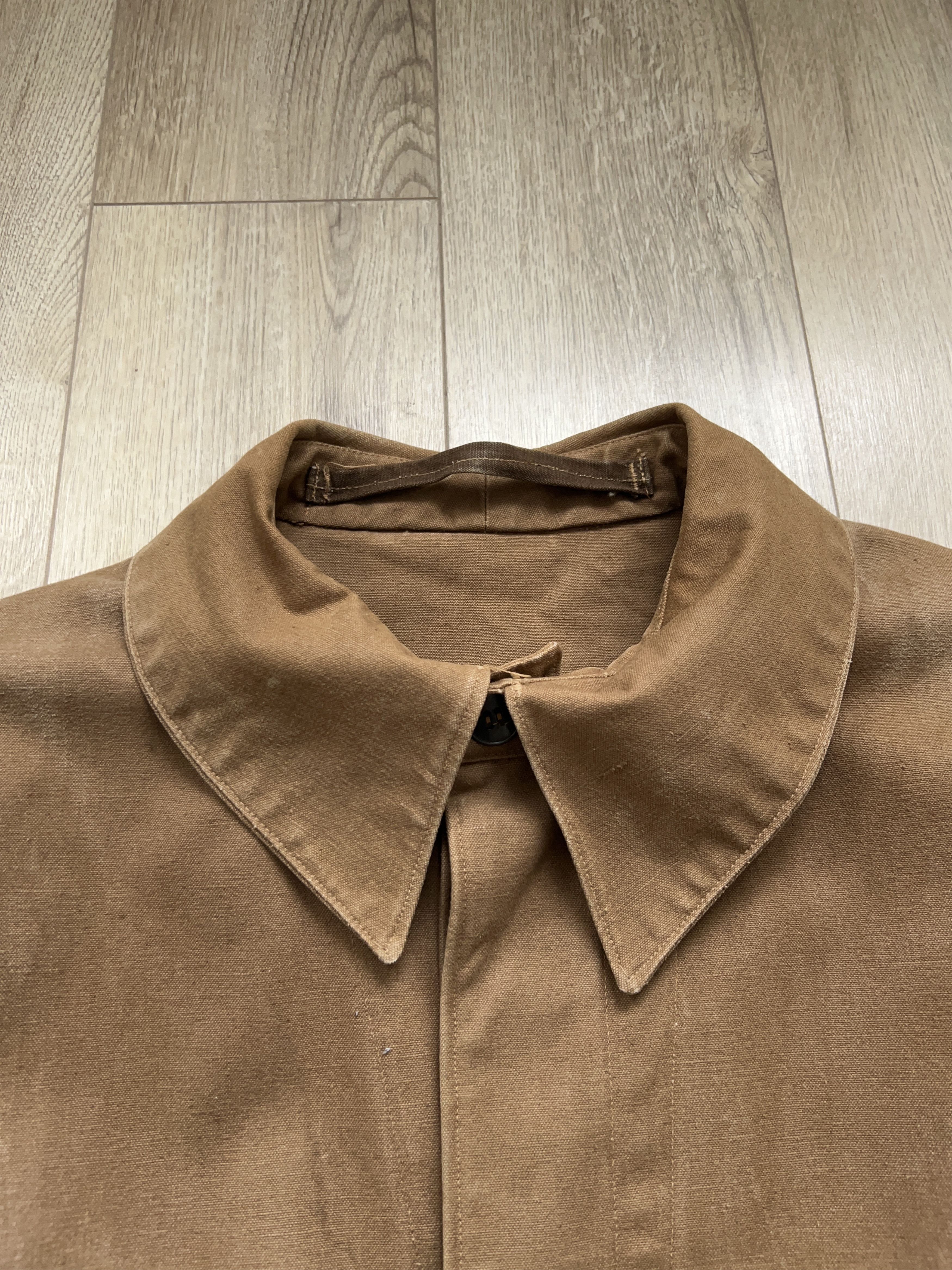 Canvas × Vintage French Railway Work Jacket SNCF Coat Cotton Workwear Size US L / EU 52-54 / 3 - 3 Thumbnail
