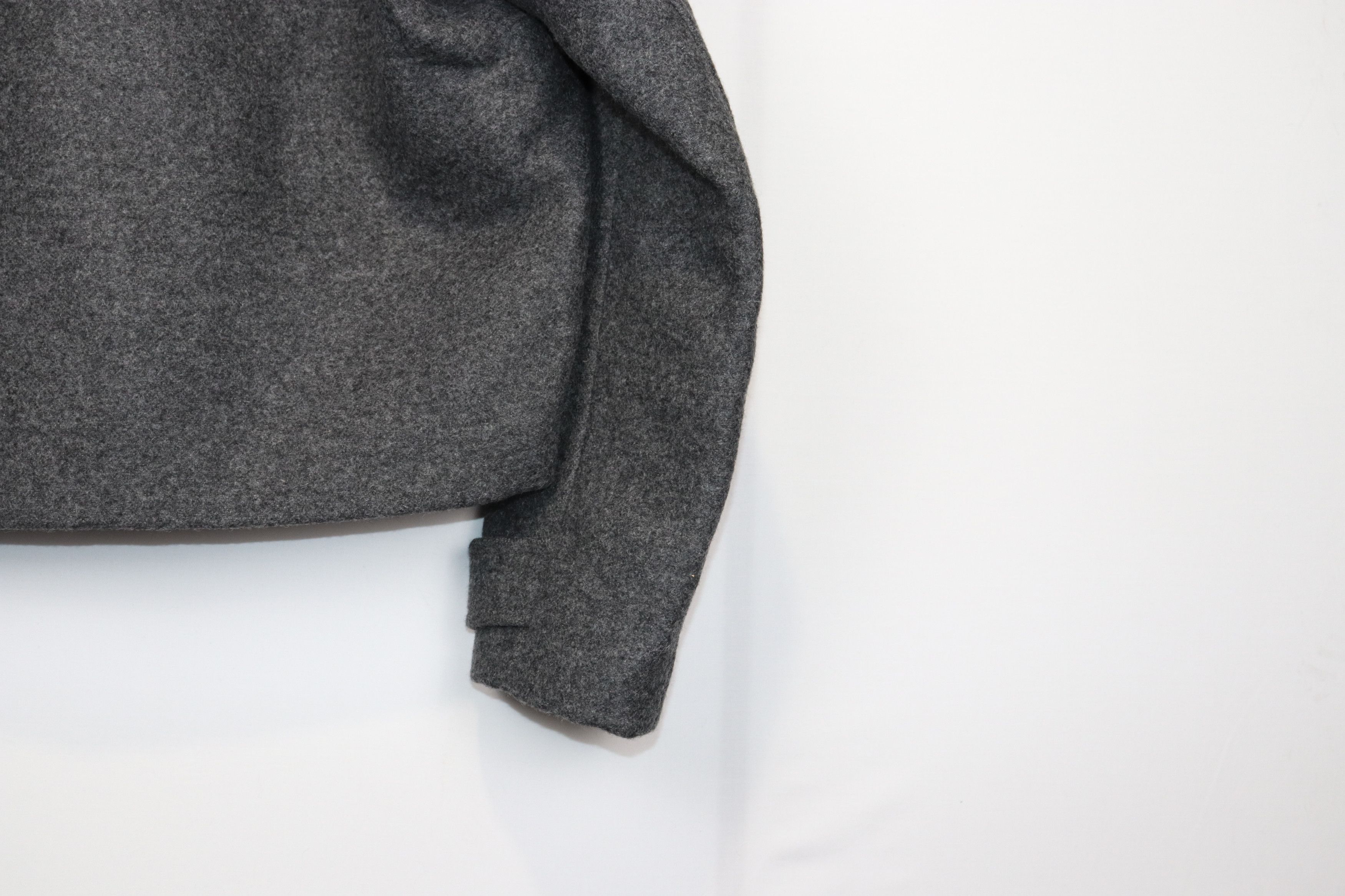 Bottega Veneta o1rshd10124 Double Splittable Wool Felt Jacket Charcoal Size US M / EU 48-50 / 2 - 8 Thumbnail