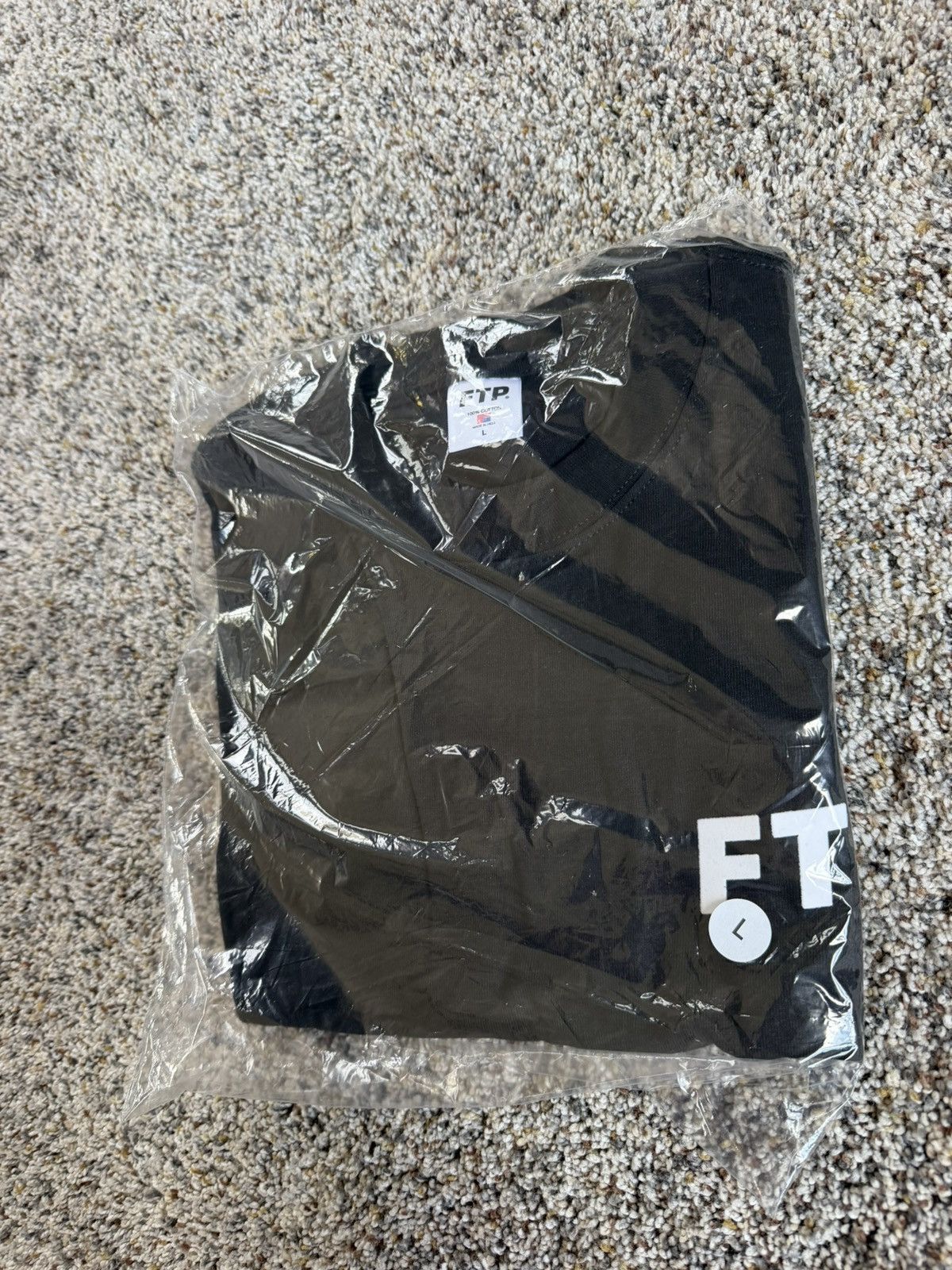 Fuck The Population FTP FUCKTHEPOPULATION Flocked logo tee BLACK sz Large Size US L / EU 52-54 / 3 - 5 Thumbnail