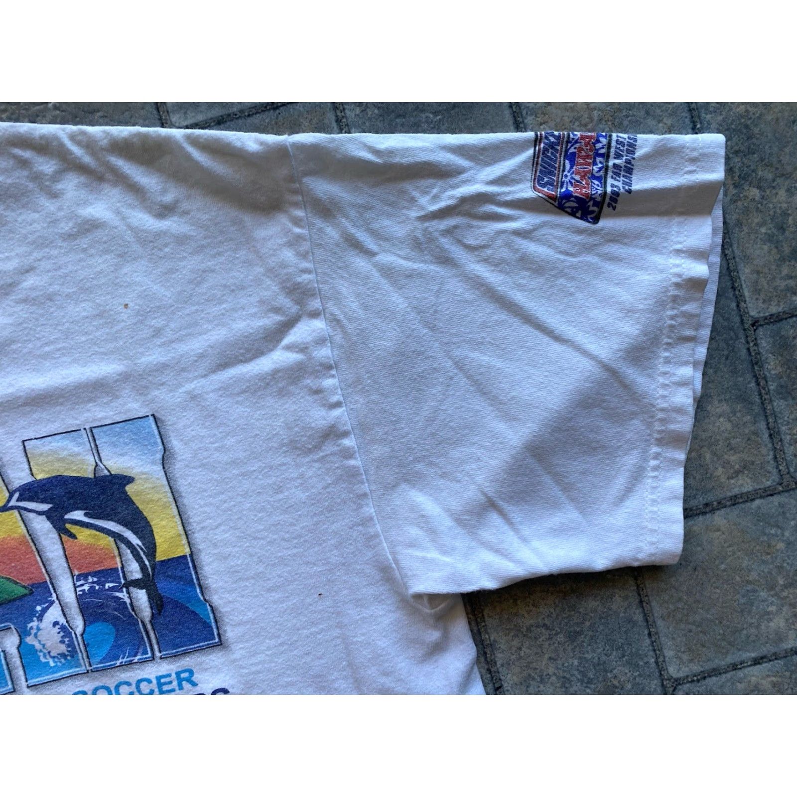 Adidas Adidas T Shirt Men S White Hawaii 2003 Snickers Soccer Championships Far West Size US S / EU 44-46 / 1 - 6 Thumbnail