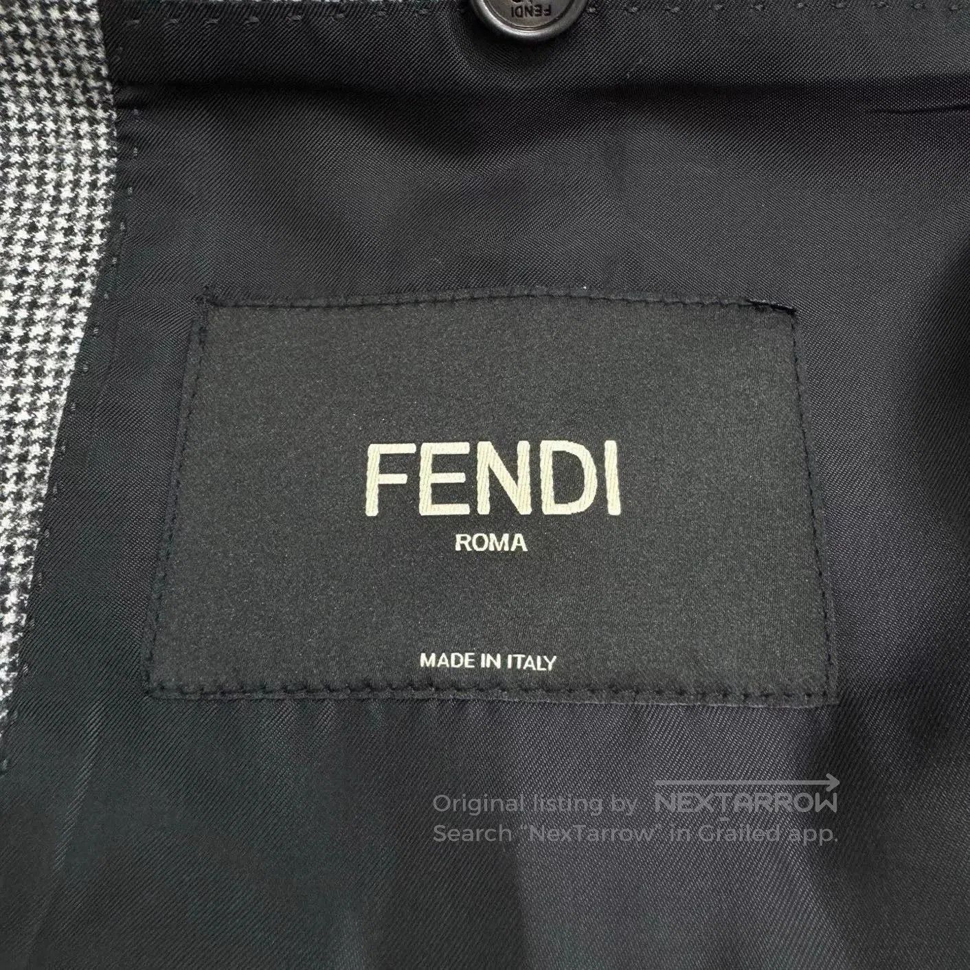 Fendi Fendi Fur Paneled Long Coat. Size US XL / EU 56 / 4 - 2 Thumbnail