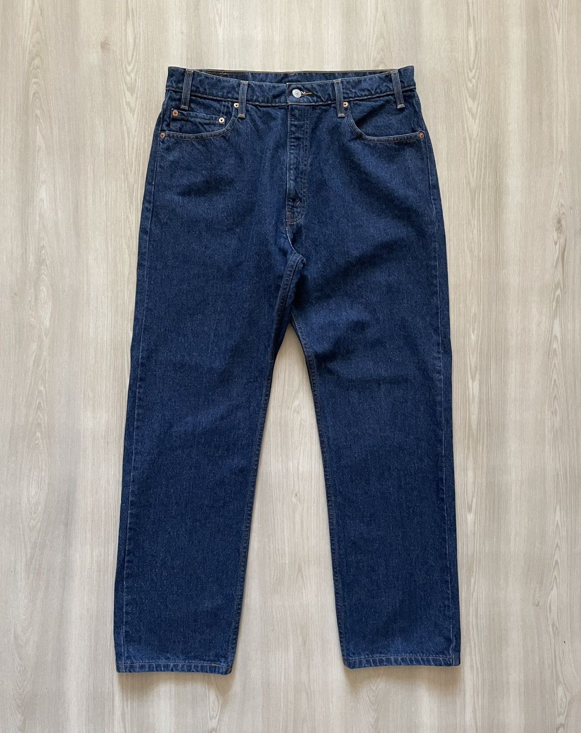 Levi's VTG 90s Levis 505 Regular Fit Straight Leg Sz 36x30 Size US 36 / EU 52 - 3 Thumbnail