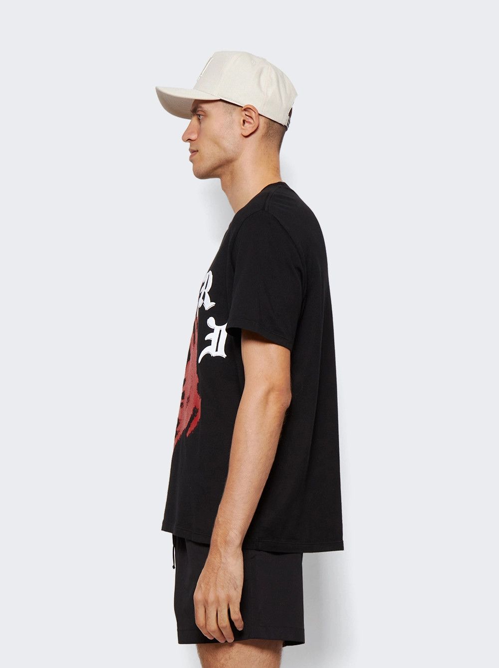Amiri × Wes Lang o1mle0426 Solar Kings Short Sleeve T-Shirt in Black Size US L / EU 52-54 / 3 - 3 Thumbnail