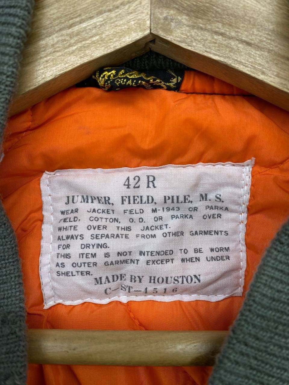 Vintage Vintage Made By Houston Jumper Field Camo Bomber Jacket Size US M / EU 48-50 / 2 - 7 Thumbnail