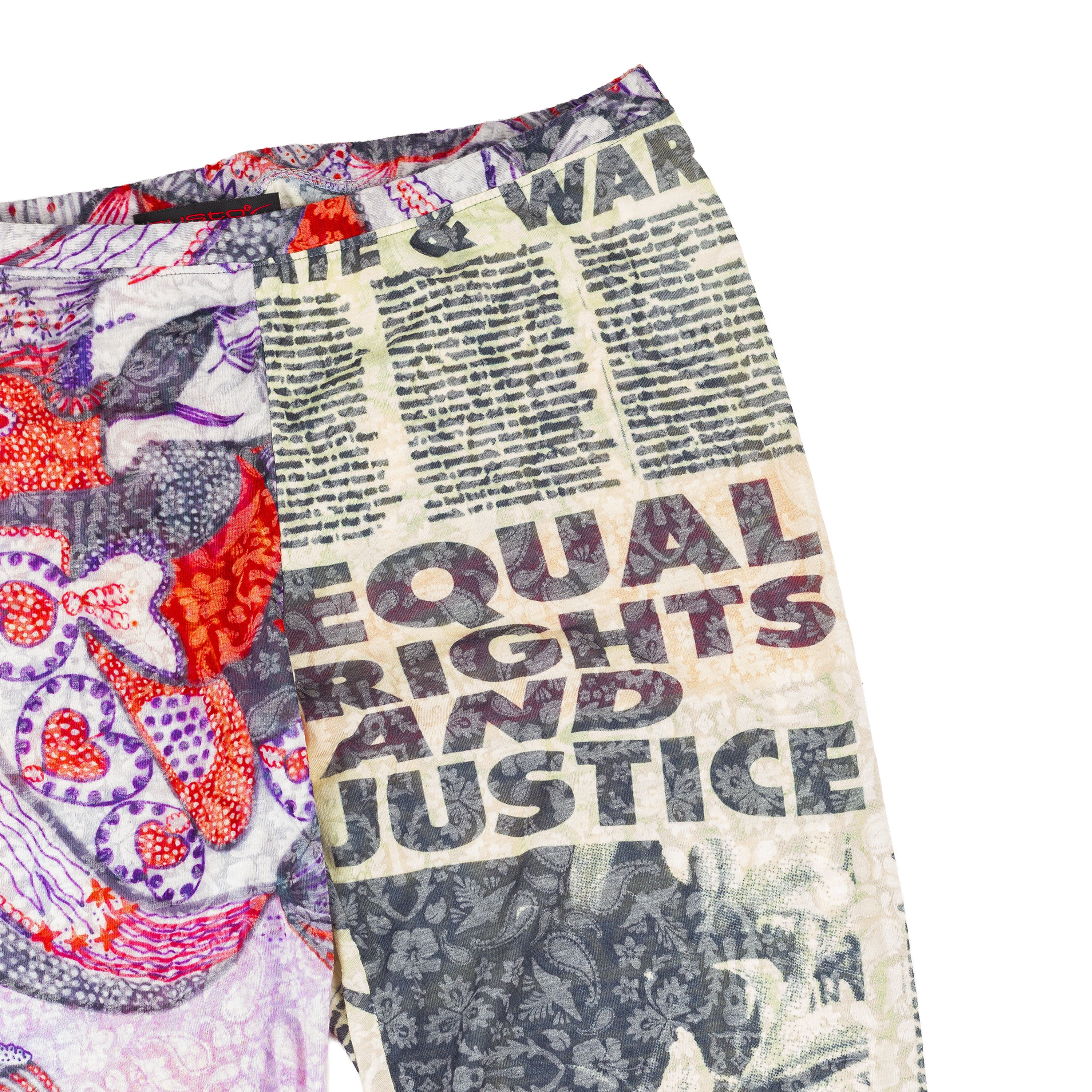 Custo Barcelona Custo Barcelona Vintage ‘Equal and Justice’ Capri Leggings Size 26" / US 2 / IT 38 - 5 Thumbnail
