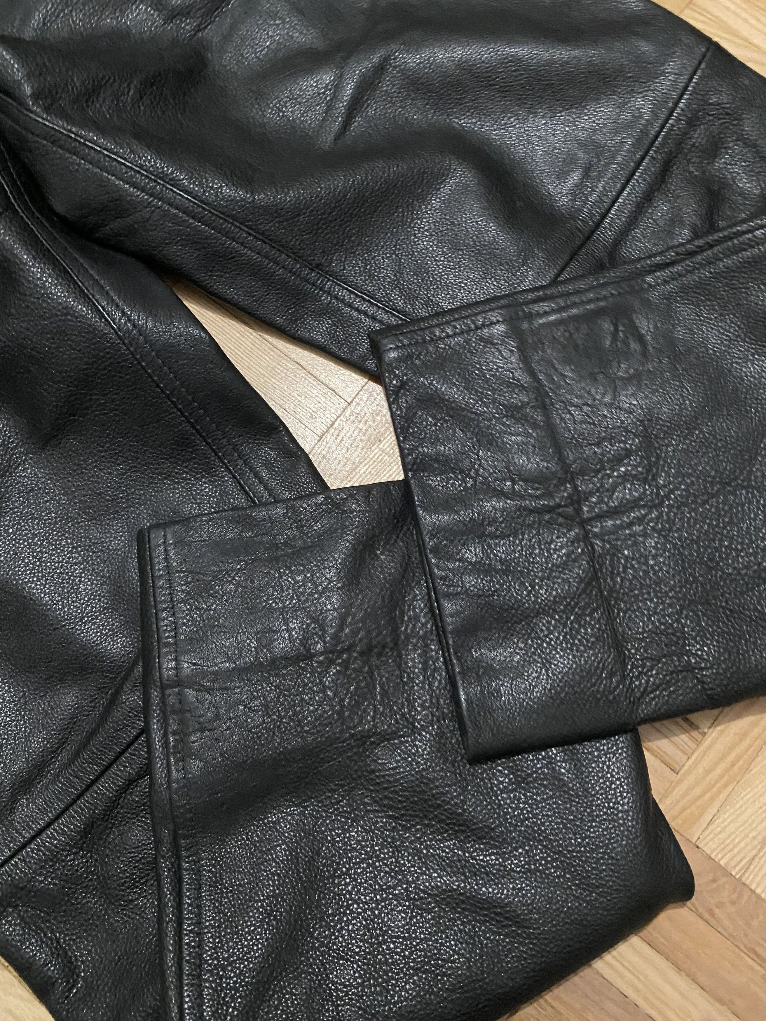 Genuine Leather Vintage leather pants 90s 80s Size US 32 / EU 48 - 2 Thumbnail