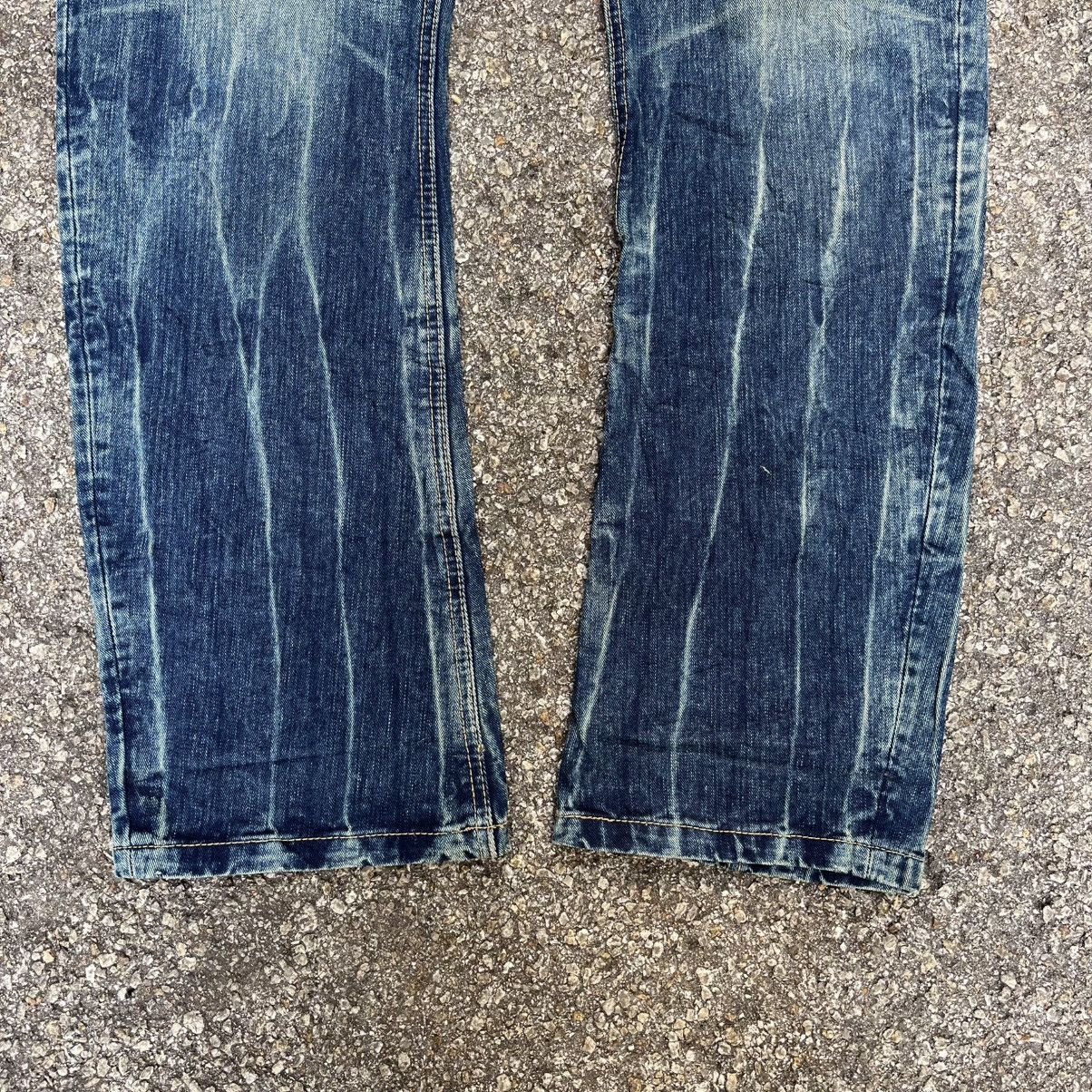Hysteric Glamour SICK‼️Japanese Brand Exibitionist Jeans Clawmark Punk Denim Size US 34 / EU 50 - 2 Thumbnail