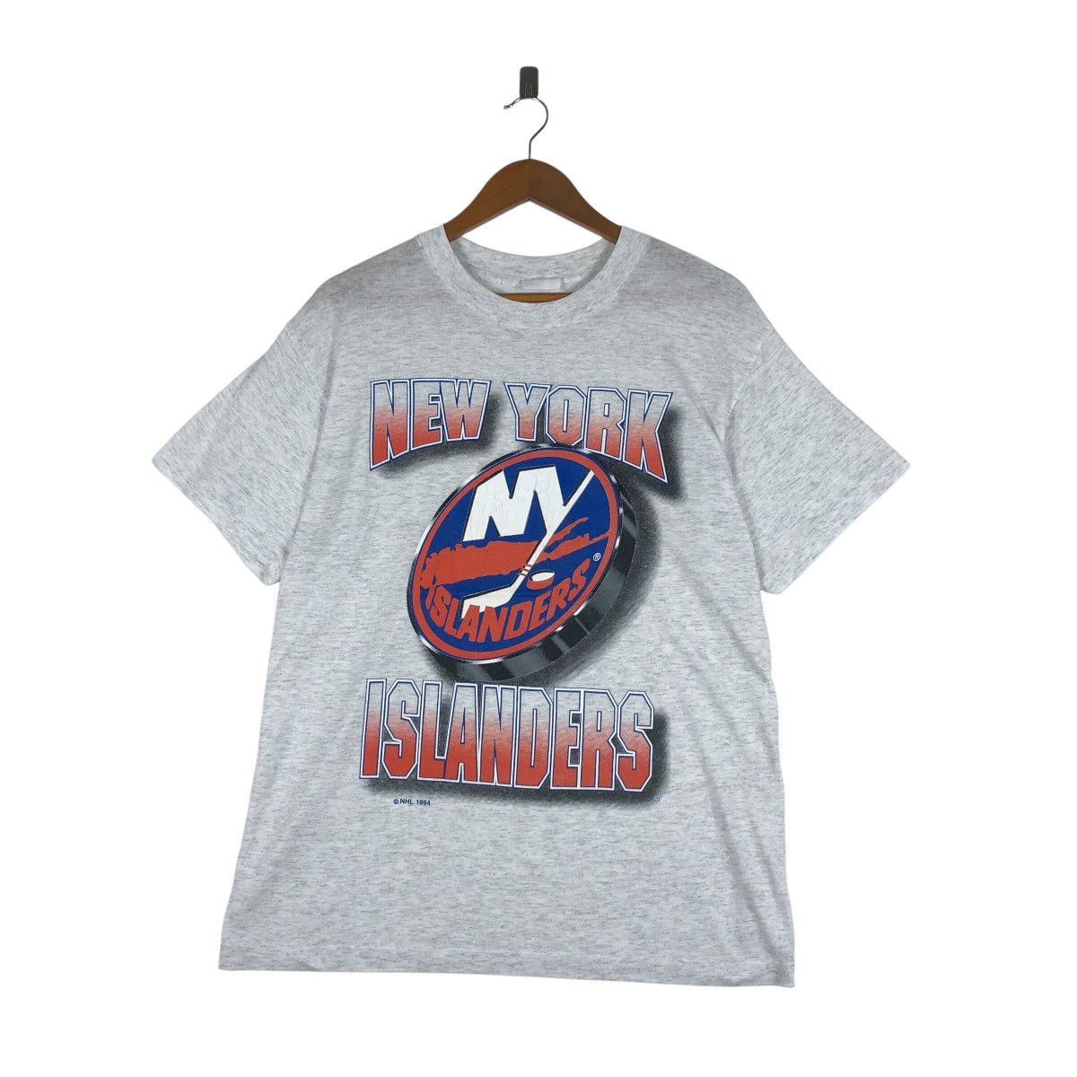 Faded Glory New York ISLANDERS Team NHL Vintage T-Shirt Size US L / EU 52-54 / 3 - 1 Thumbnail